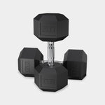 Epic Fitness Rubber Hex Coated Dumbbells - Bodybuilding.com