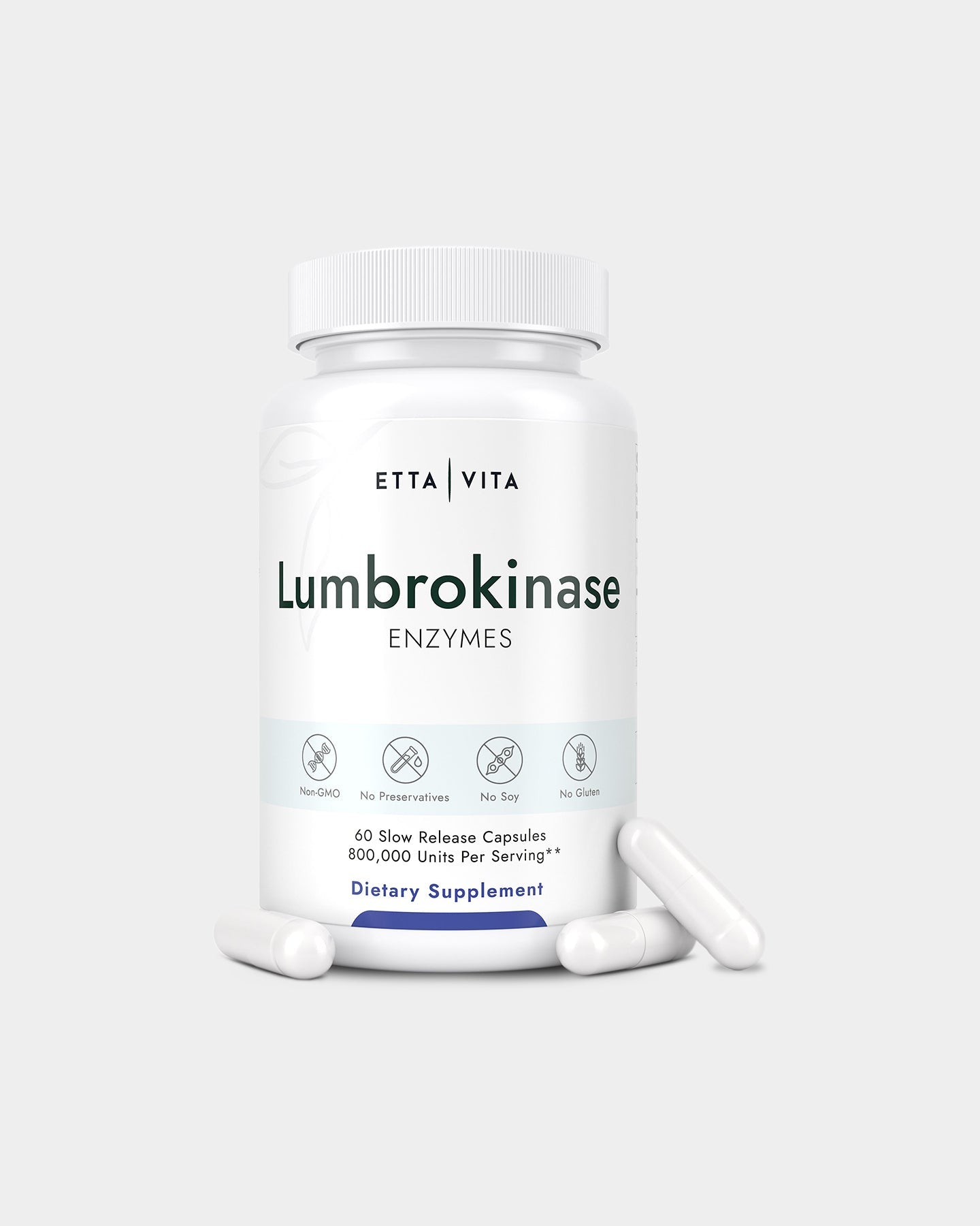 Etta Vita Lumbrokinase Capsules - Bodybuilding.com