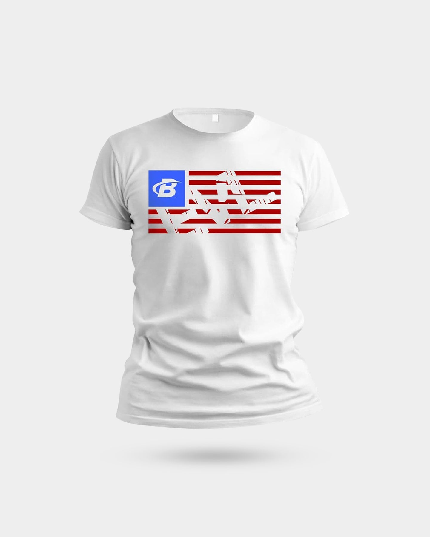 EVL x BBCOM Flag Tee - Bodybuilding.com