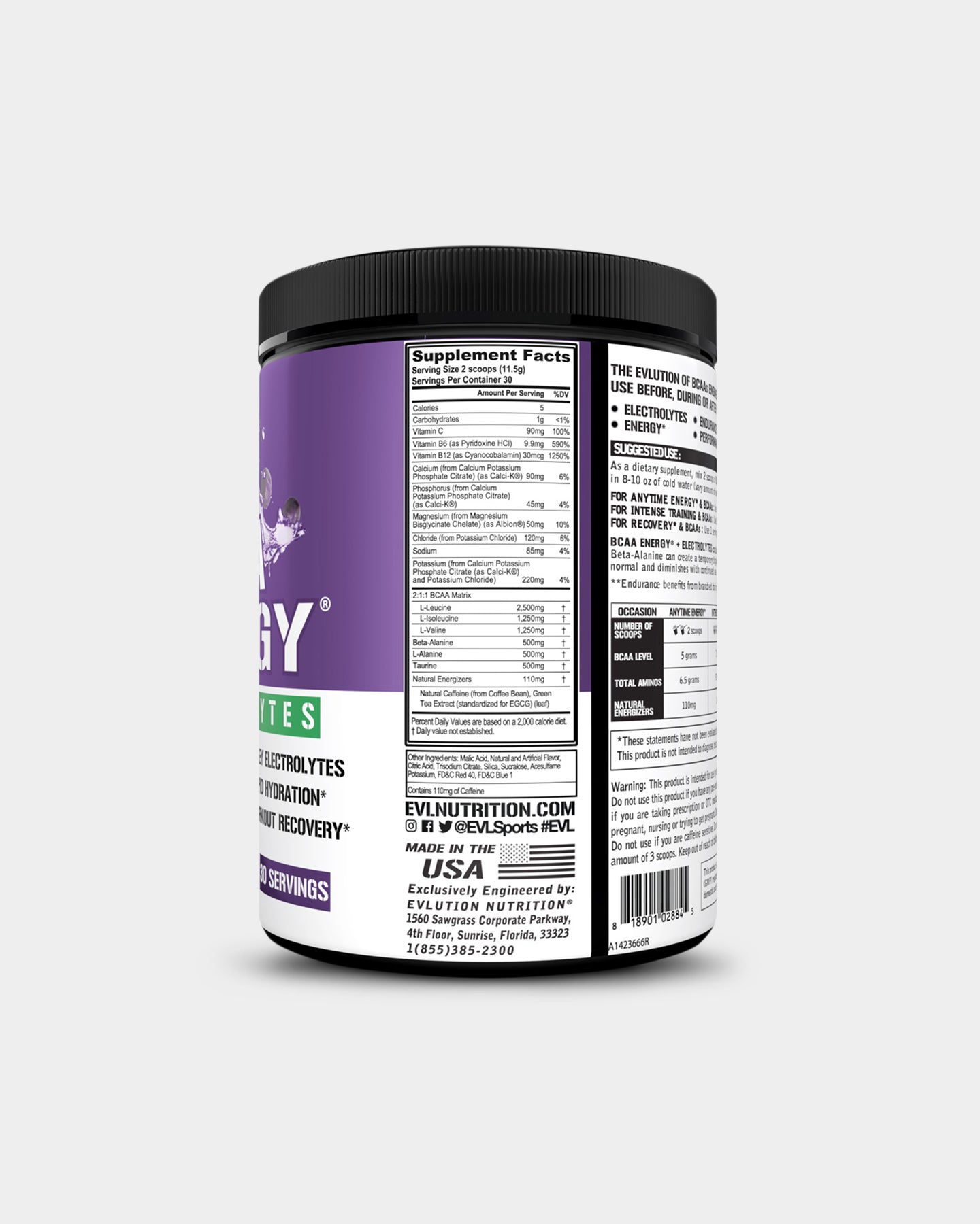 EVLUTION NUTRITION BCAA Energy + Electrolytes - Bodybuilding.com