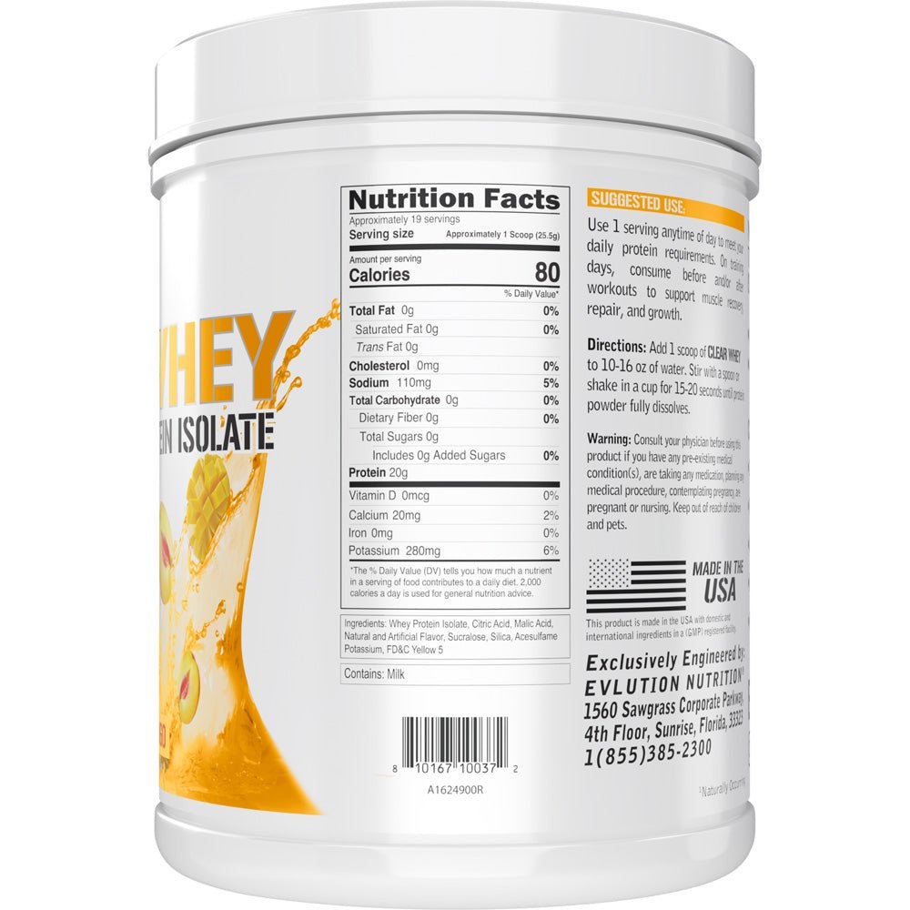 EVLUTION NUTRITION ClearWhey - Bodybuilding.com