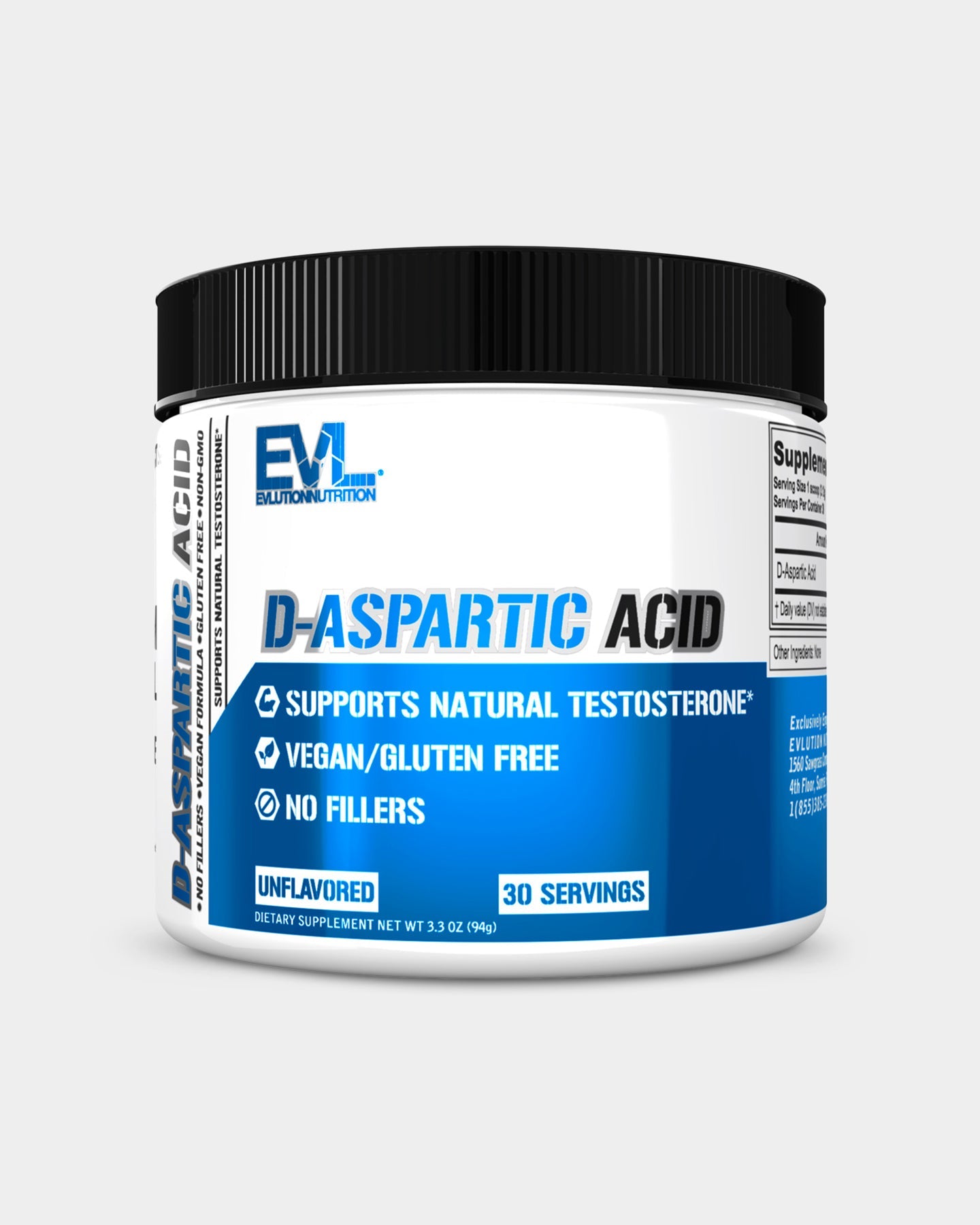 EVLUTION NUTRITION D - Aspartic Acid - Bodybuilding.com