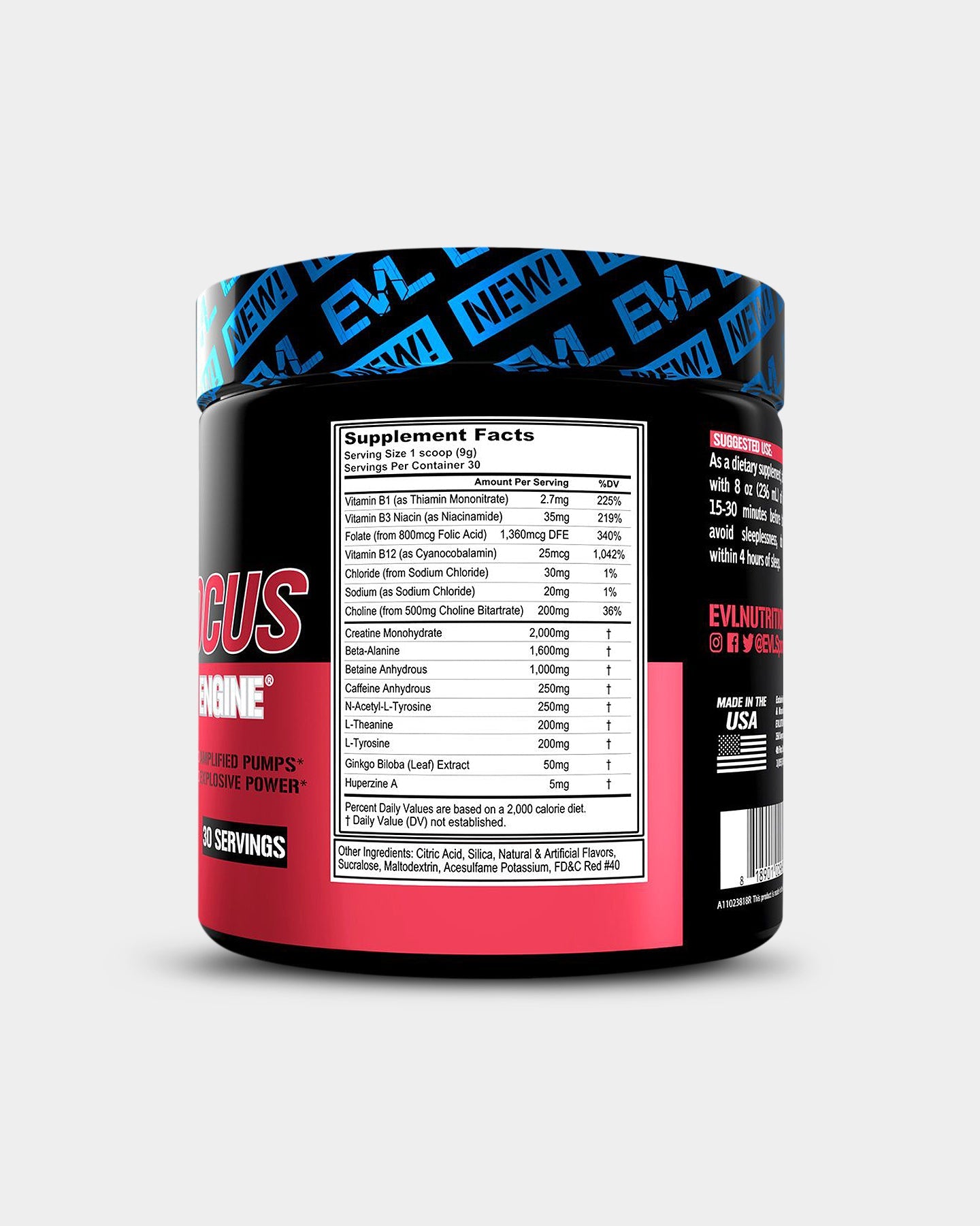 EVLUTION NUTRITION ENGN Focus Pre - Workout - Bodybuilding.com