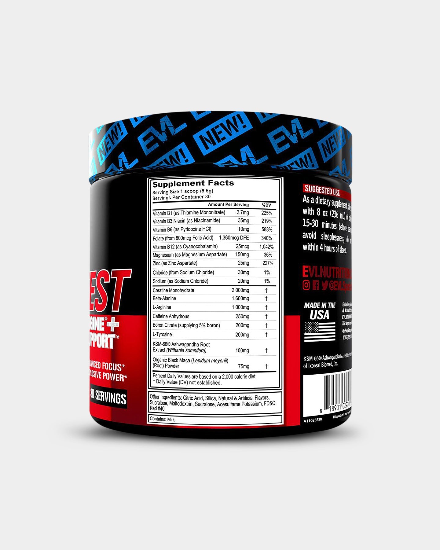 EVLUTION NUTRITION ENGN Test Pre - Workout Testosterone Support - Bodybuilding.com