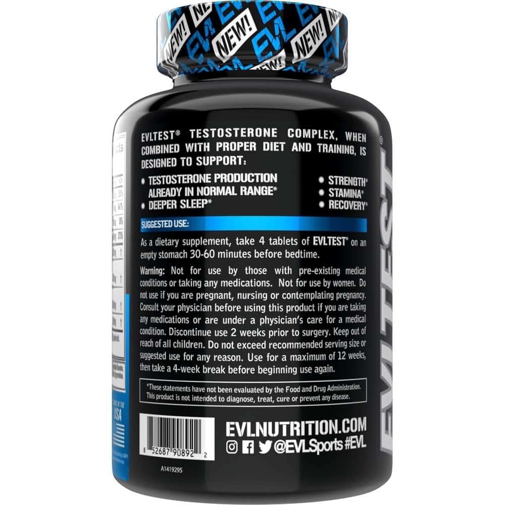 EVLUTION NUTRITION EVL TEST - Bodybuilding.com