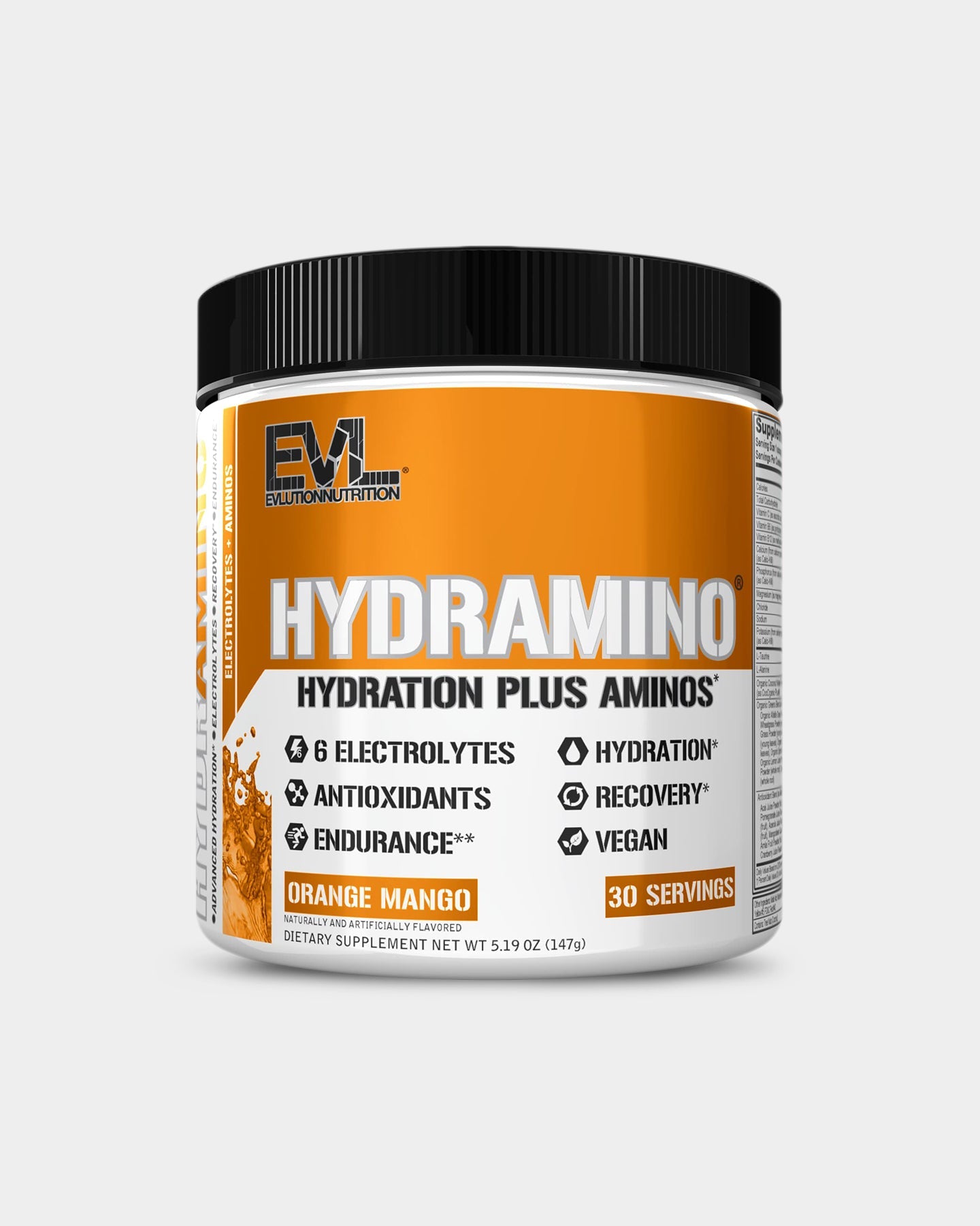 EVLUTION NUTRITION HYDRAMINO Electrolytes + Amino Acids - Bodybuilding.com