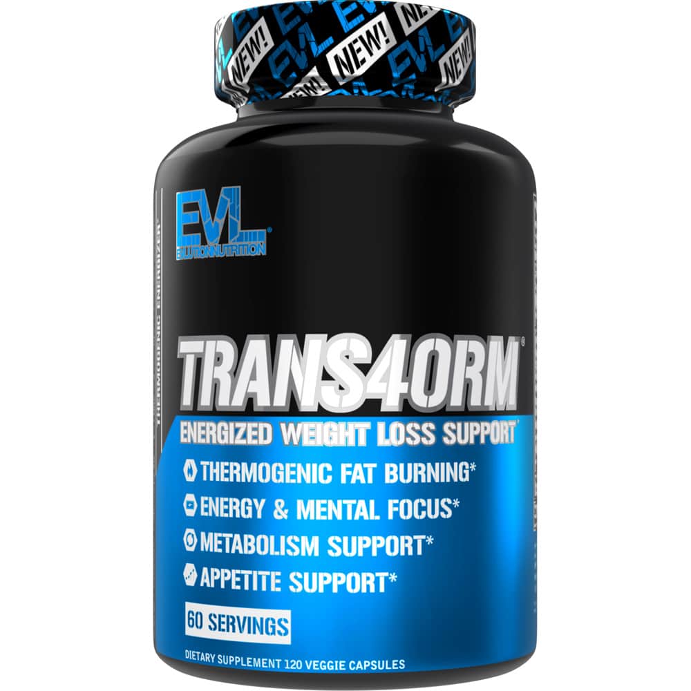 EVLUTION NUTRITION TRANS4ORM Fat Burner Capsules - Bodybuilding.com