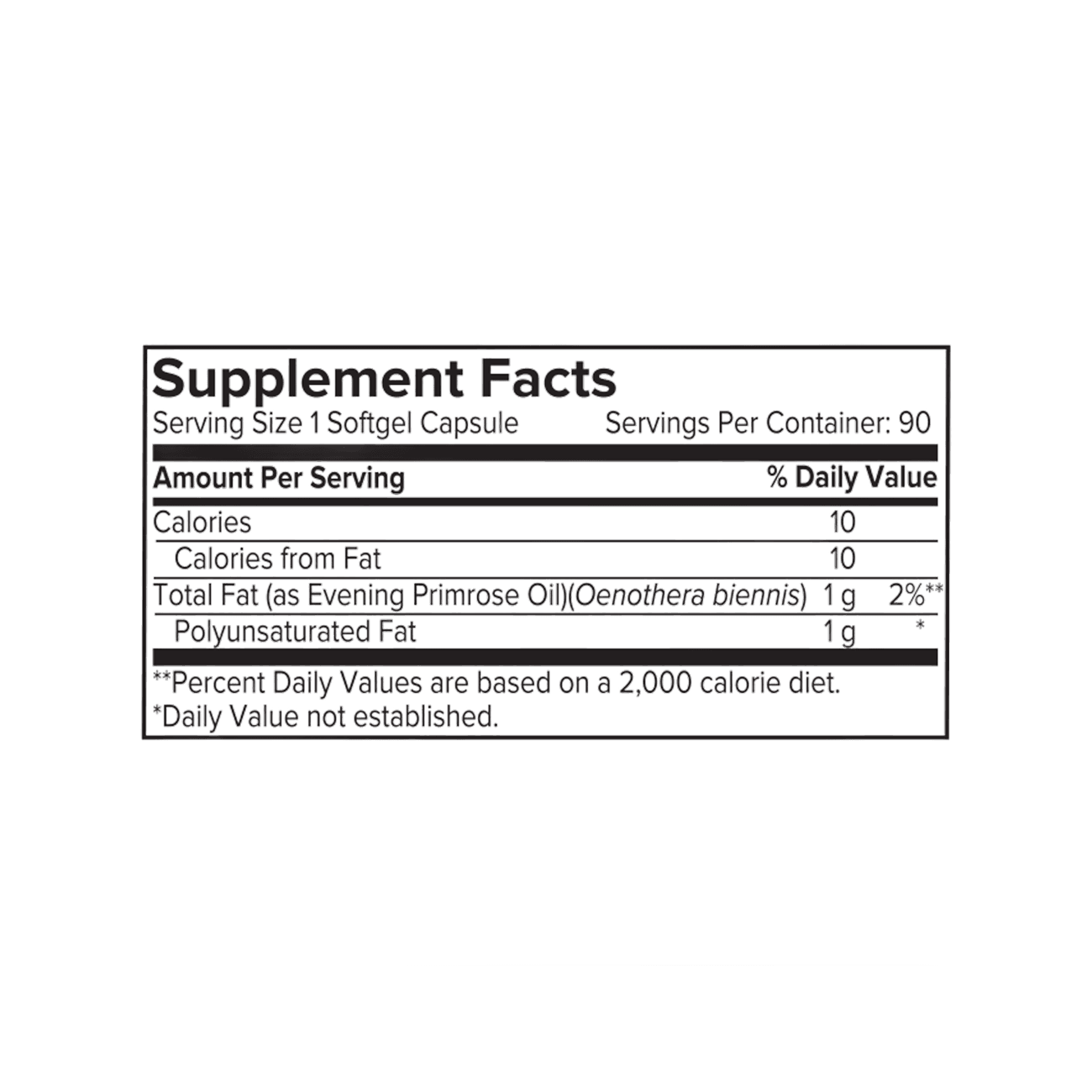 Portions Master Women's Primrose Oil