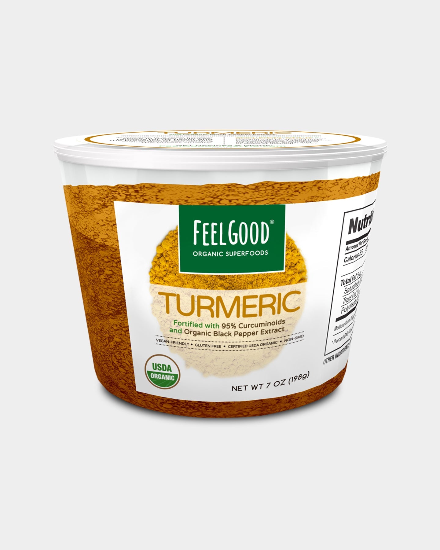 Feel Good Organic Fortified Turmeric Powder - Bodybuilding.com