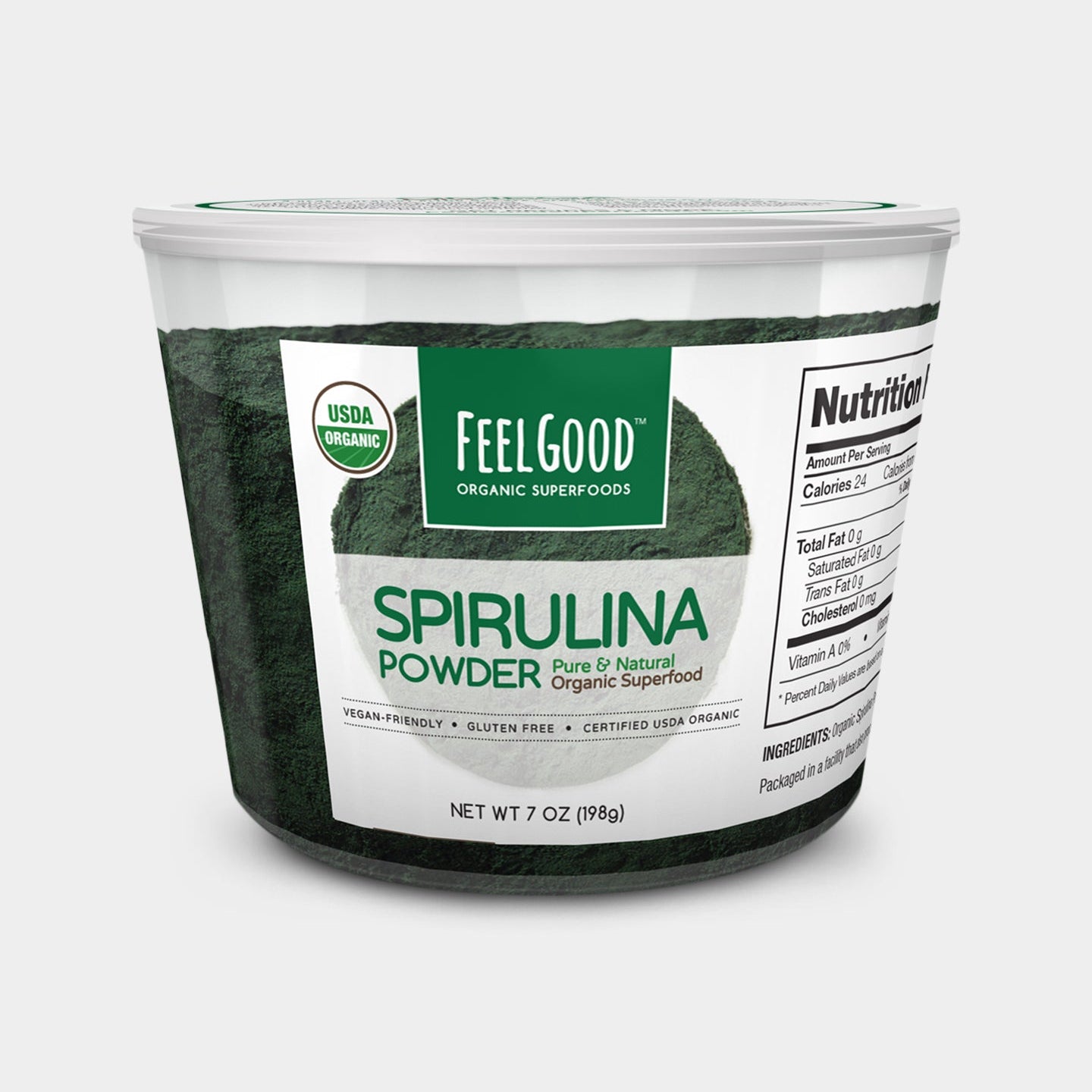 Feel Good Organic Spirulina Powder - Bodybuilding.com