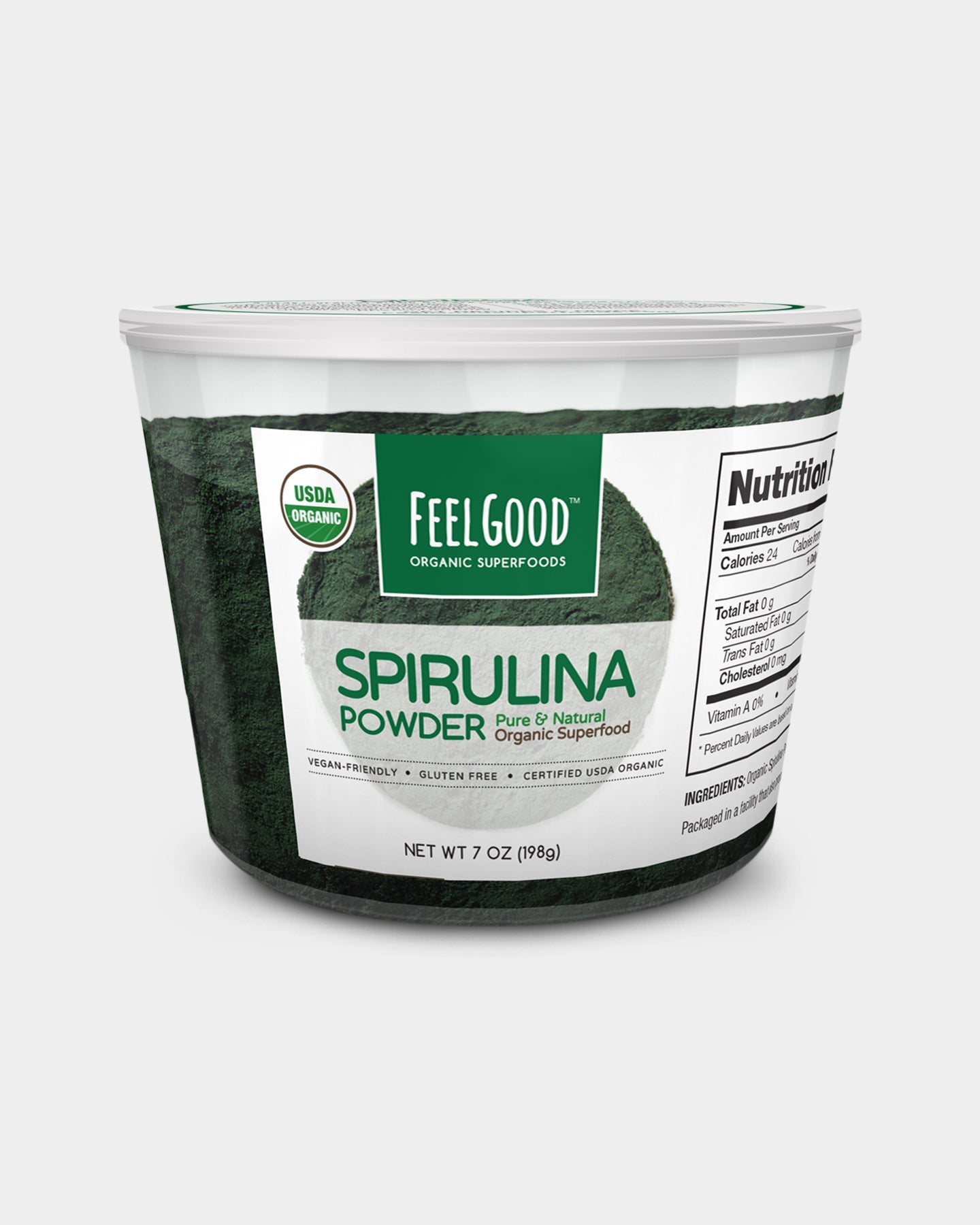 Feel Good Organic Spirulina Powder - Bodybuilding.com