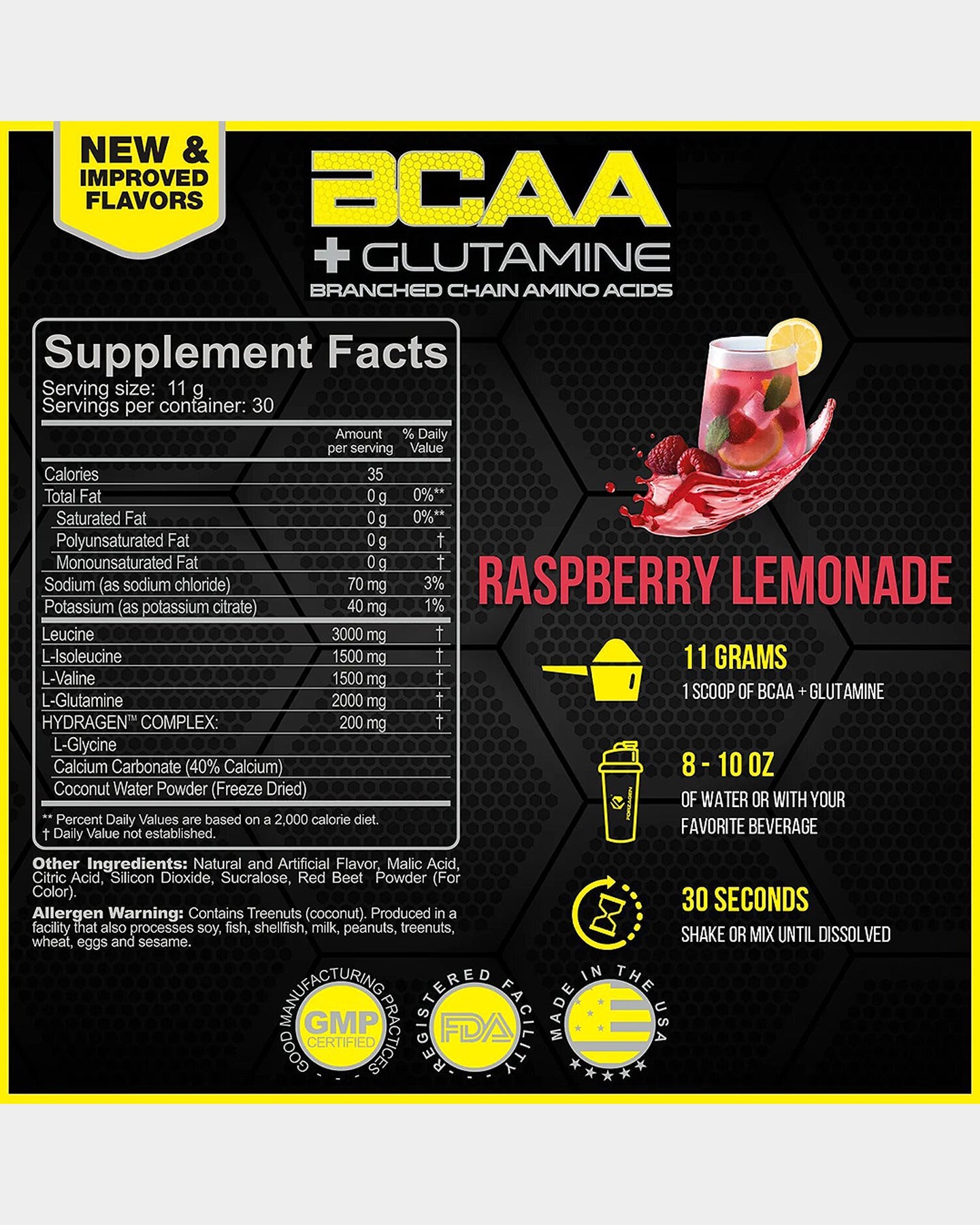 Forzagen BCAA'S + Glutamine with Hydragen Complex - Bodybuilding.com