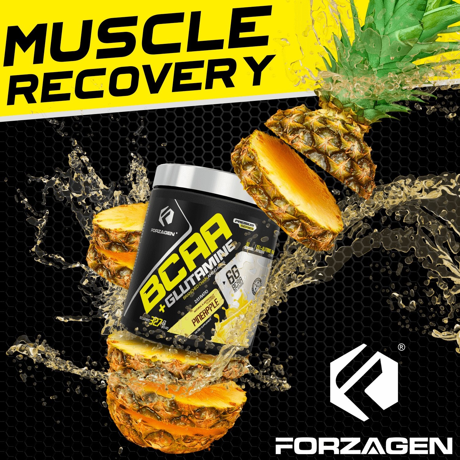 Forzagen BCAA'S + Glutamine with Hydragen Complex - Bodybuilding.com