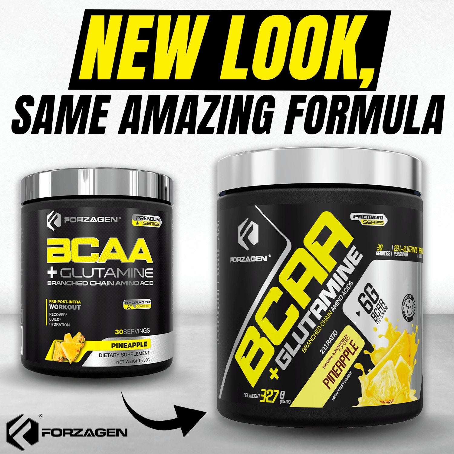 Forzagen BCAA'S + Glutamine with Hydragen Complex - Bodybuilding.com