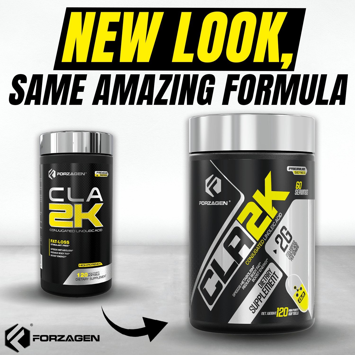 Forzagen CLA 2K Stim - Free Softgels - Bodybuilding.com