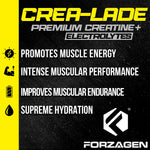 Forzagen CREA - LADE Premium Creatine + Electrolytes Pre - Workout - Bodybuilding.com