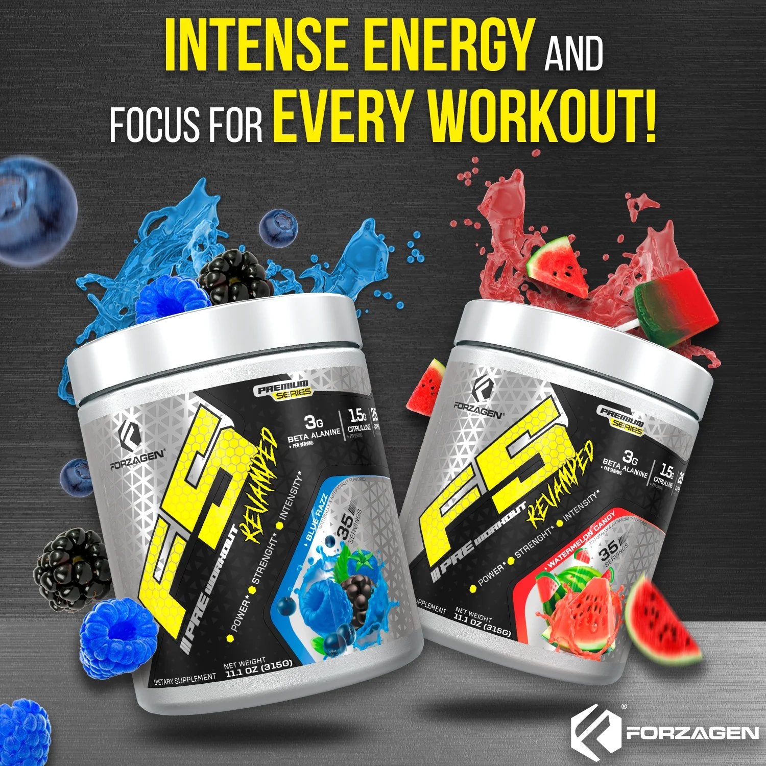 Forzagen F5 Pre - Workout - Bodybuilding.com