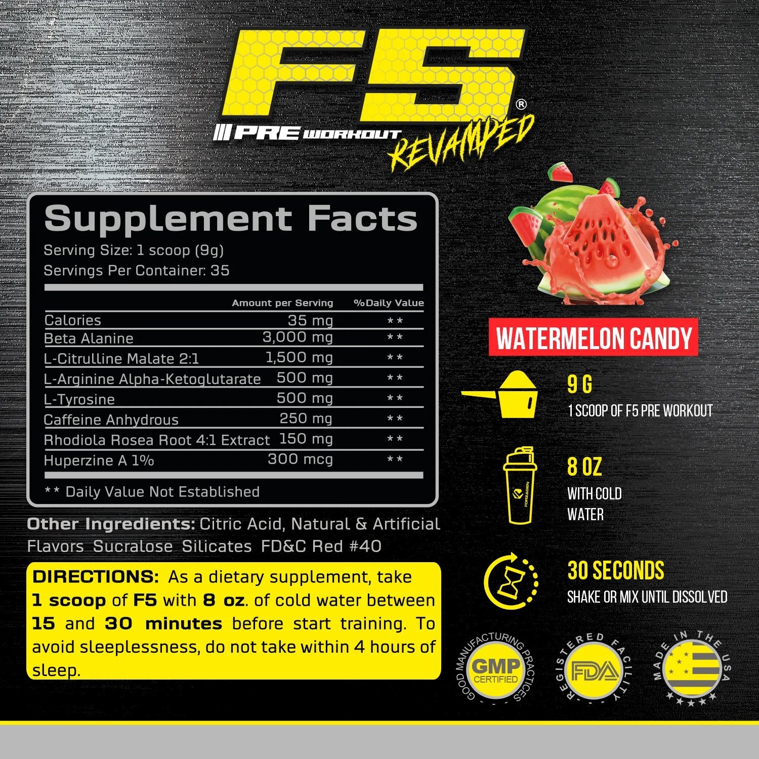 Forzagen F5 Pre - Workout - Bodybuilding.com