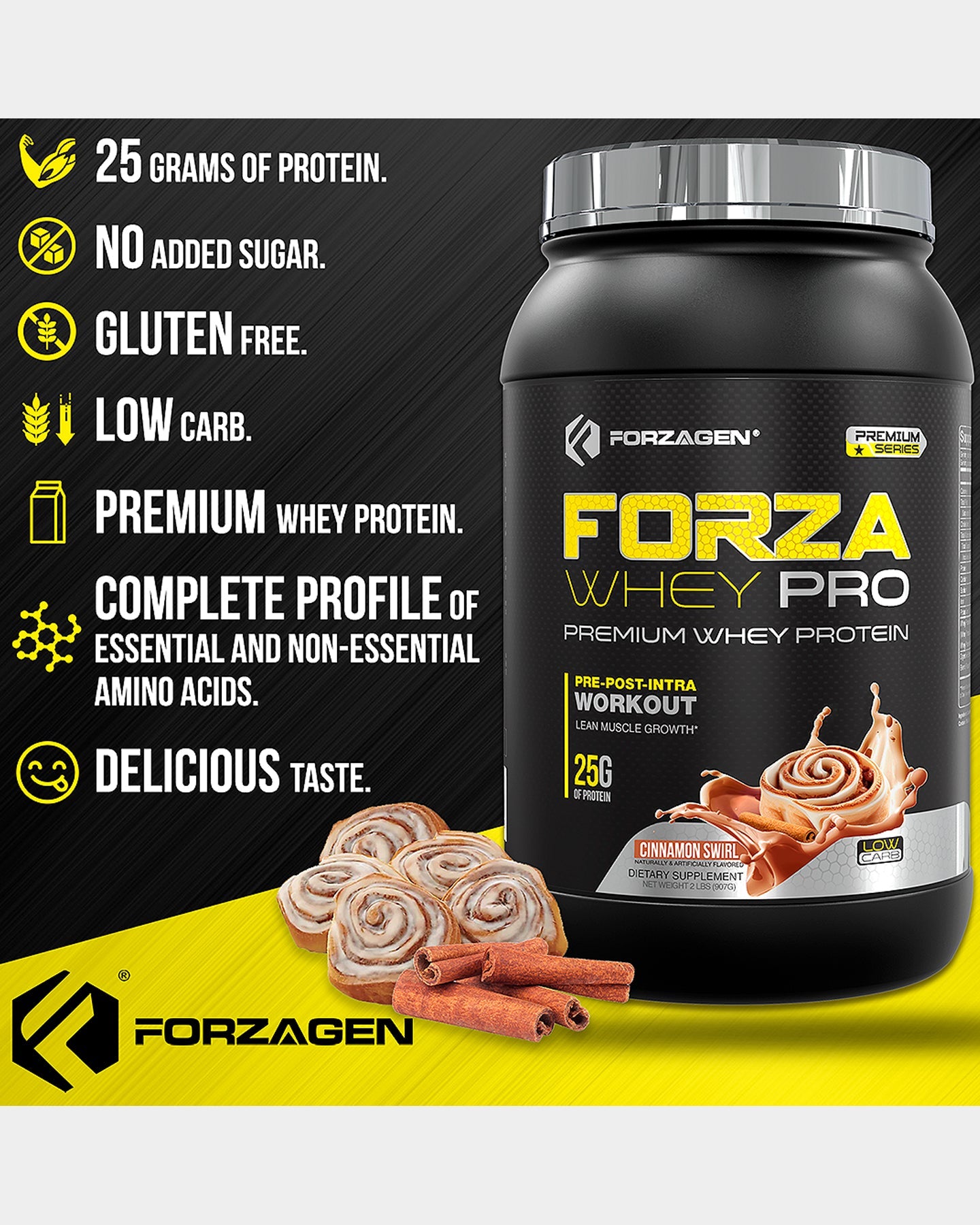 Forzagen Forza Whey PRO Protein - Bodybuilding.com