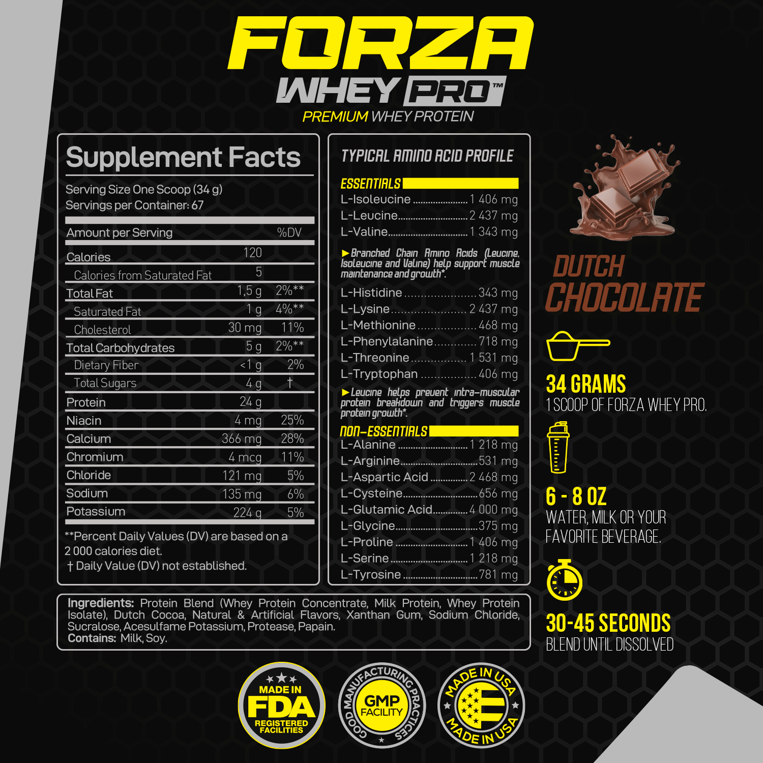 Forzagen Forza Whey PRO Protein - Bodybuilding.com