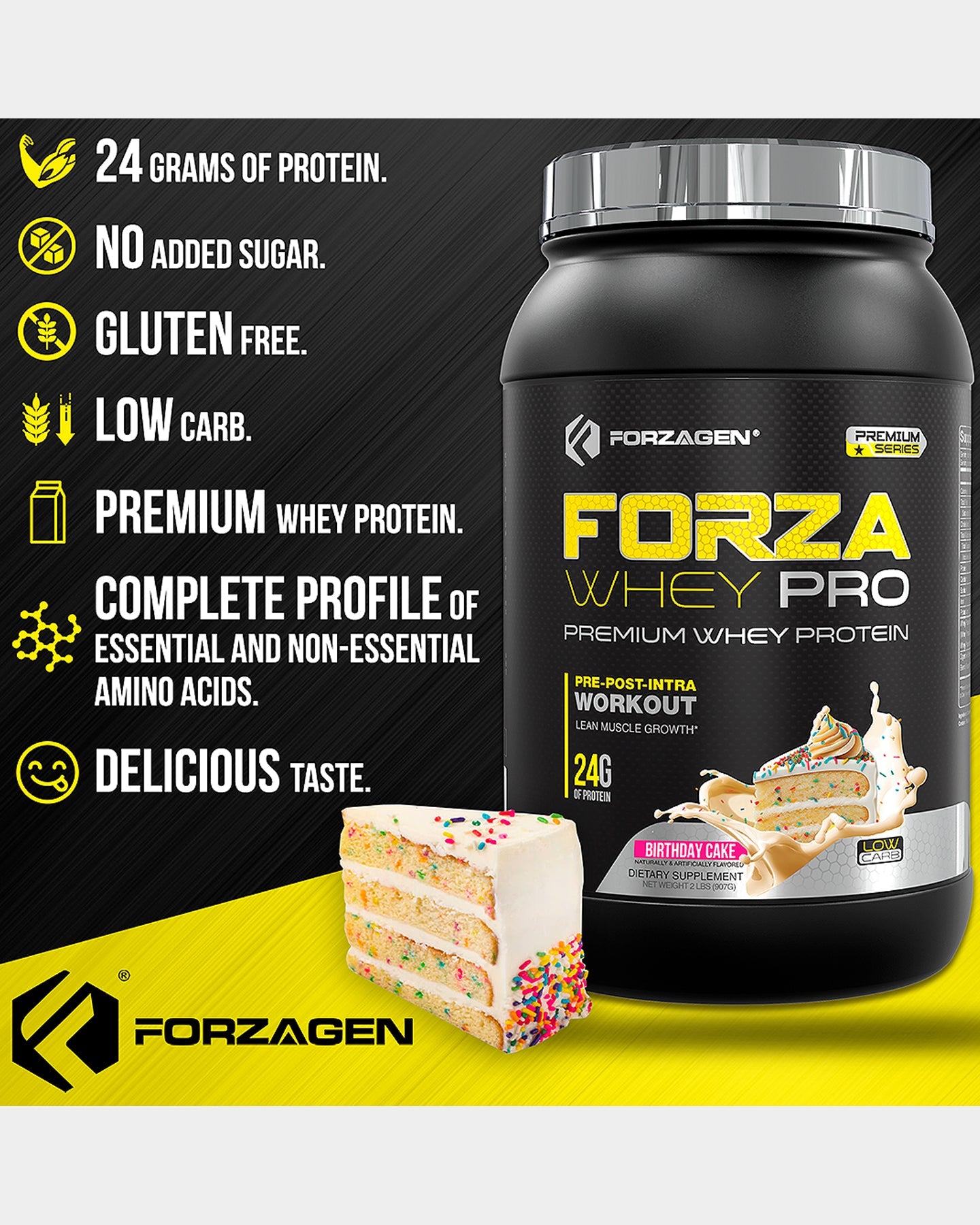 Forzagen Forza Whey PRO Protein - Bodybuilding.com