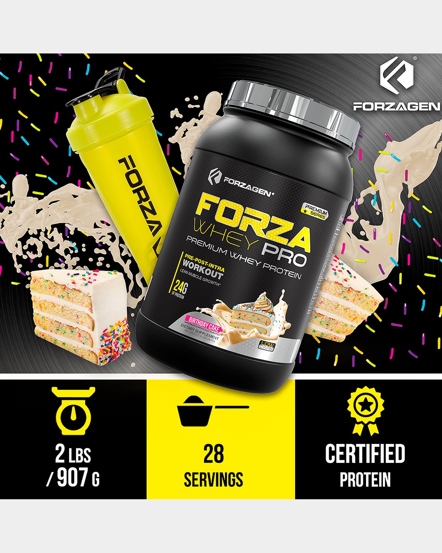 Forzagen Forza Whey PRO Protein - Bodybuilding.com