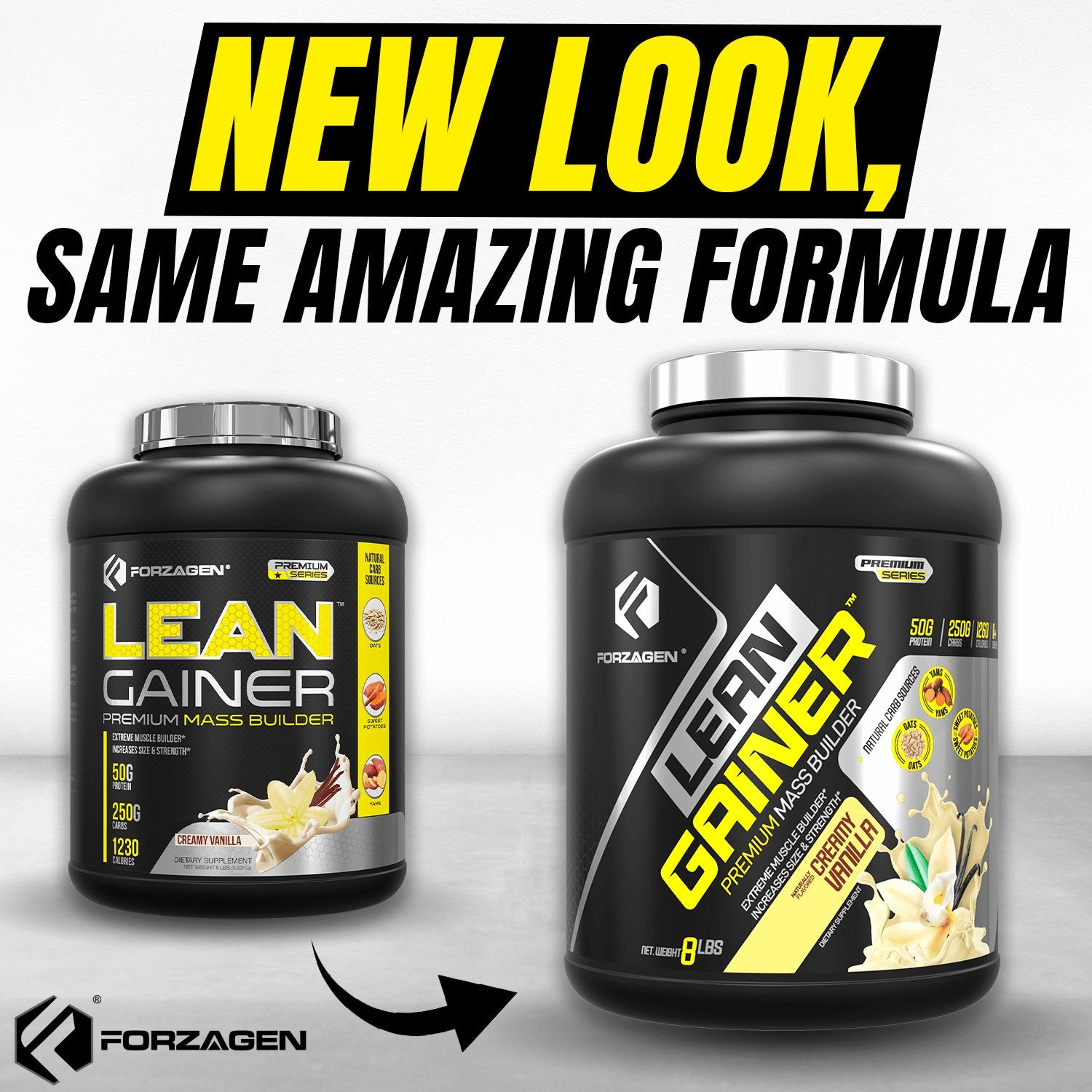 Forzagen Lean Gainer Premium Mass Builder - Bodybuilding.com