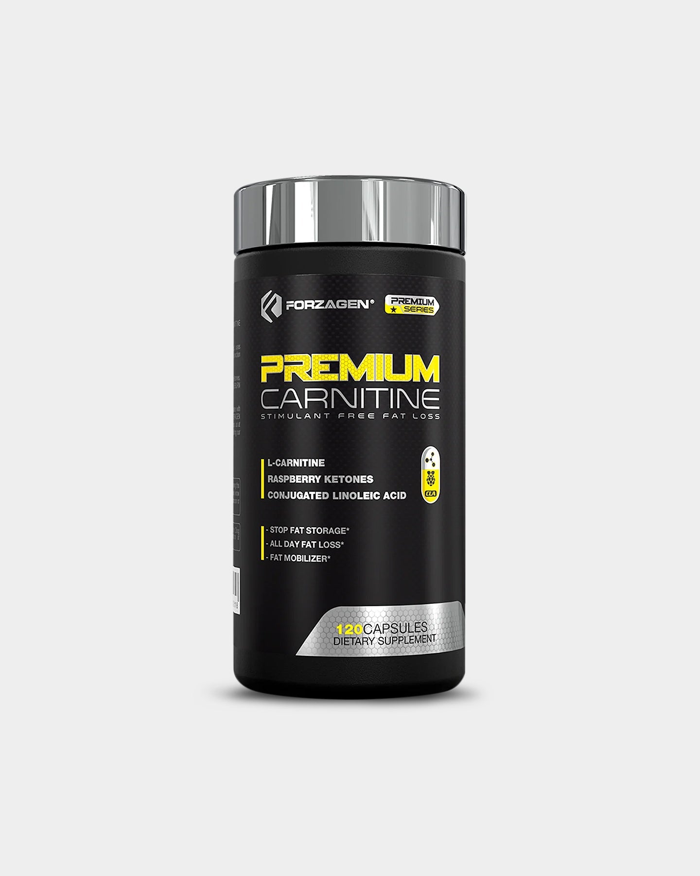 Forzagen Premium L Carnitine + CLA + Raspberry Ketones Stim - Free - Bodybuilding.com