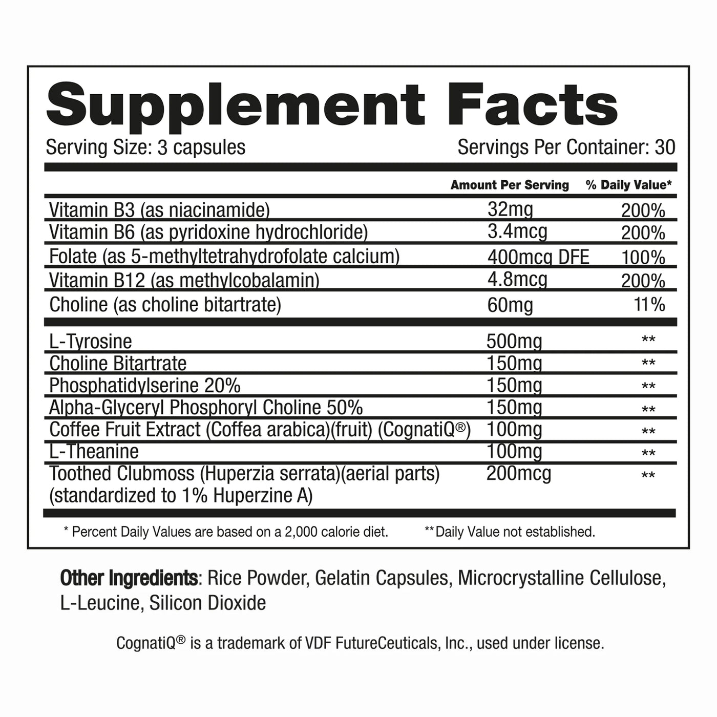 Project#1 Nutrition Bulleseye Nootropic: Enhance Focus Under Pressure