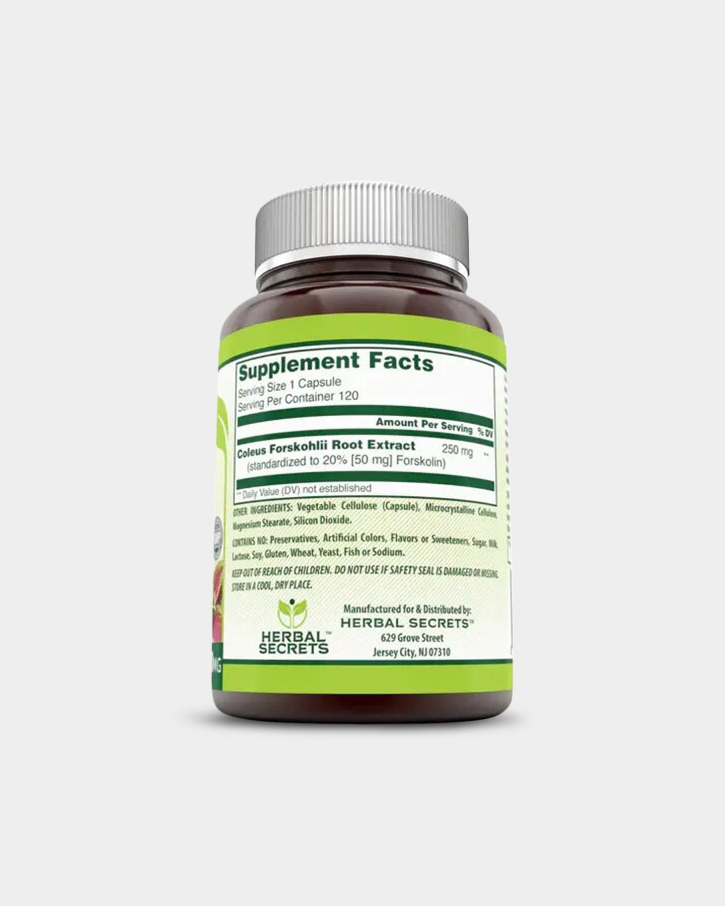 Herbal Secrets Forskolin 250mg - Bodybuilding.com