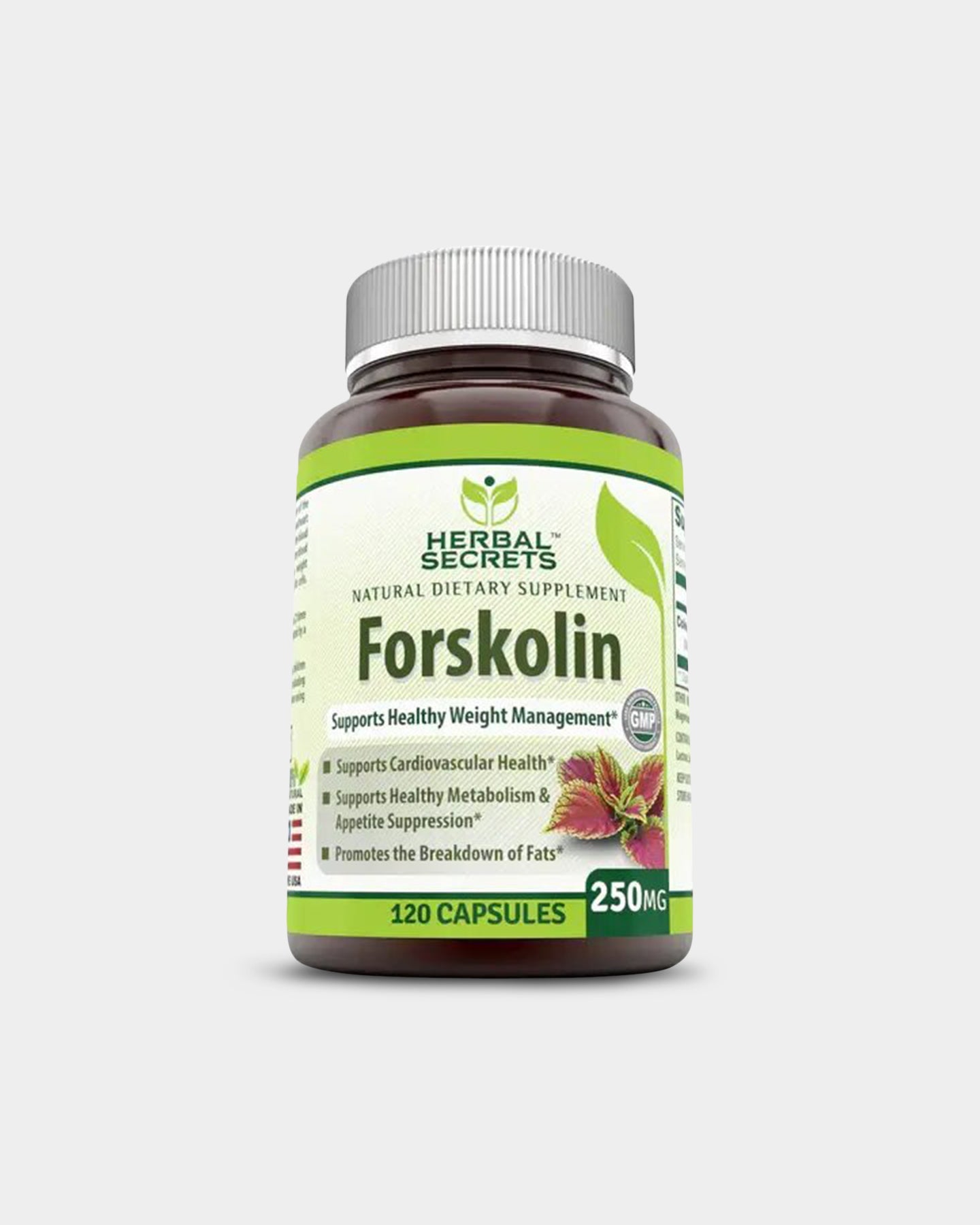 Herbal Secrets Forskolin 250mg - Bodybuilding.com