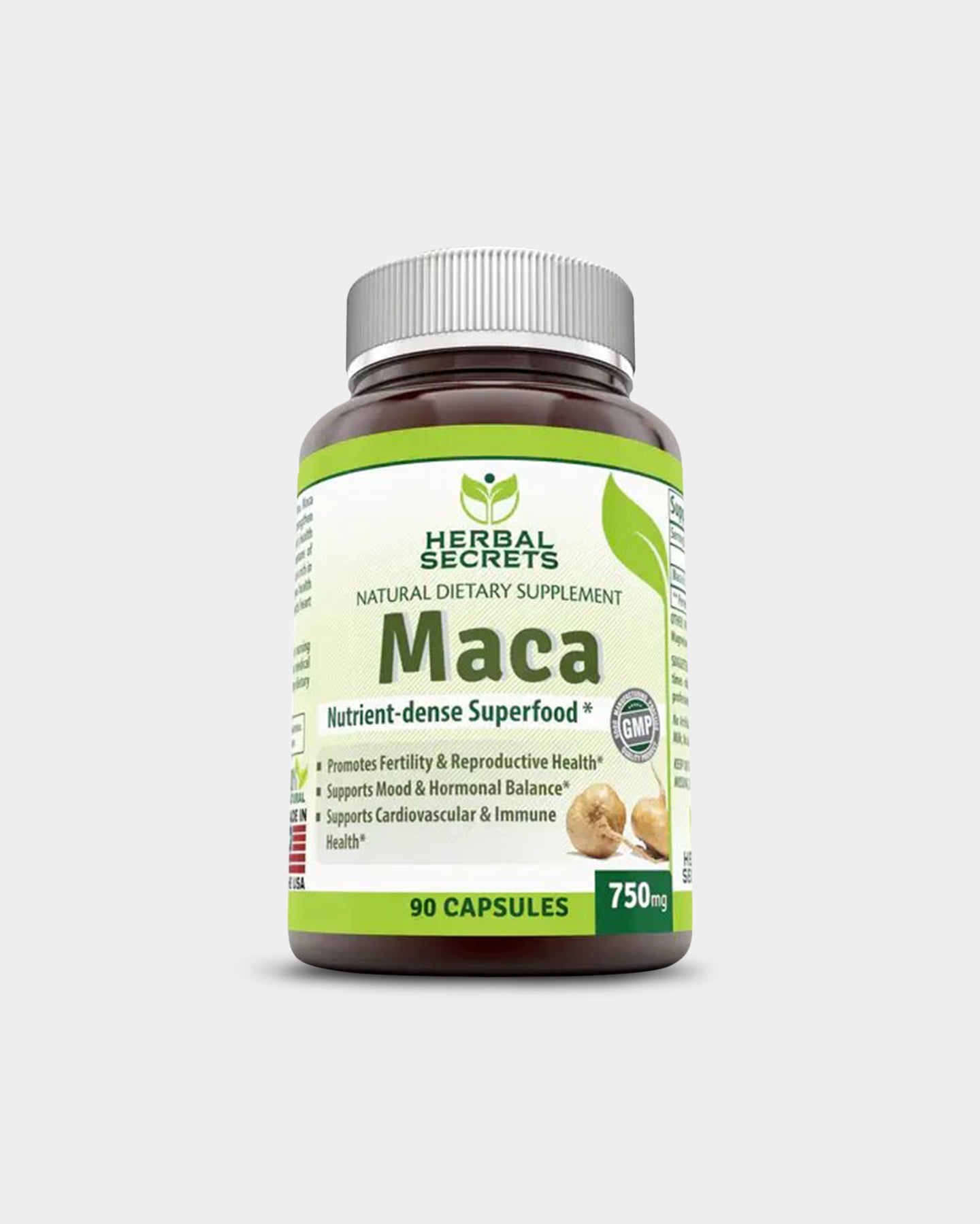 Herbal Secrets Maca 750mg - Bodybuilding.com