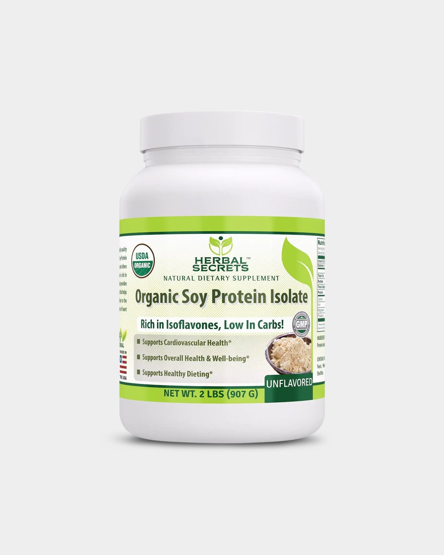 Herbal Secrets Organic Soy Protein Isolate - Bodybuilding.com