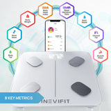 INEVIFIT Bluetooth Digital Smart Body Fat Scale I - BF004 - Bodybuilding.com