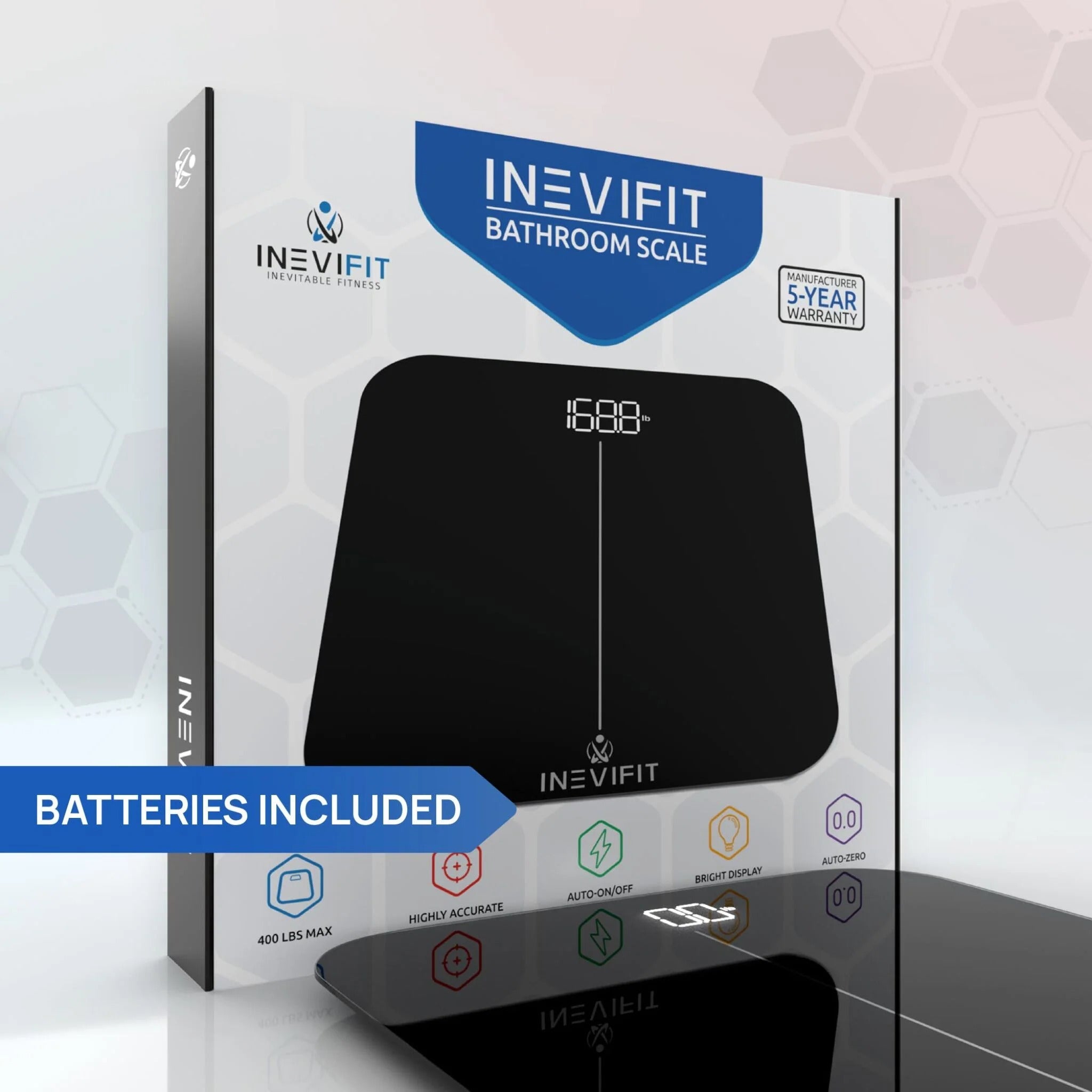 INEVIFIT Digital Bathroom Scale I - BS005 - Bodybuilding.com