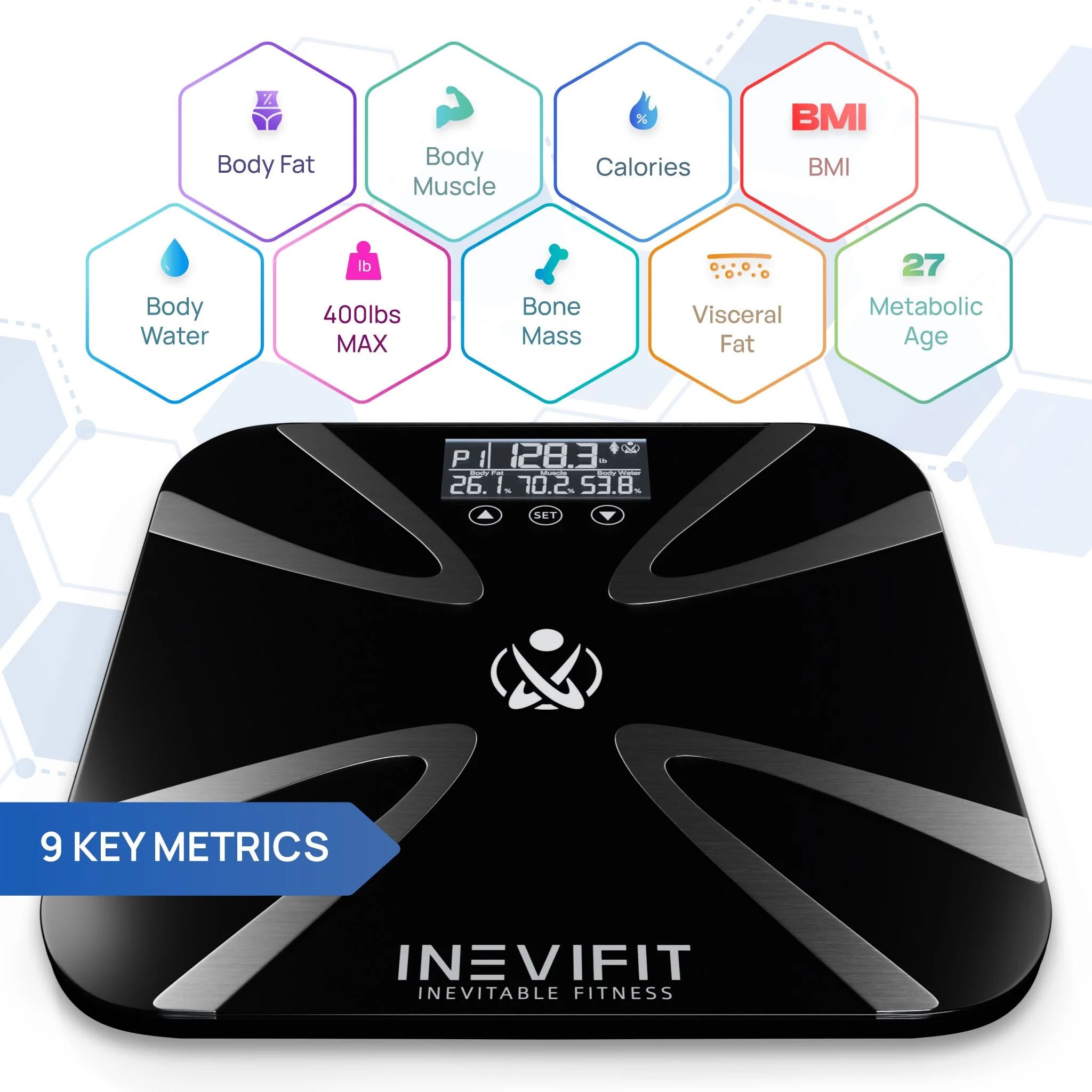 INEVIFIT Digital Body Fat Composition Scale - Bodybuilding.com