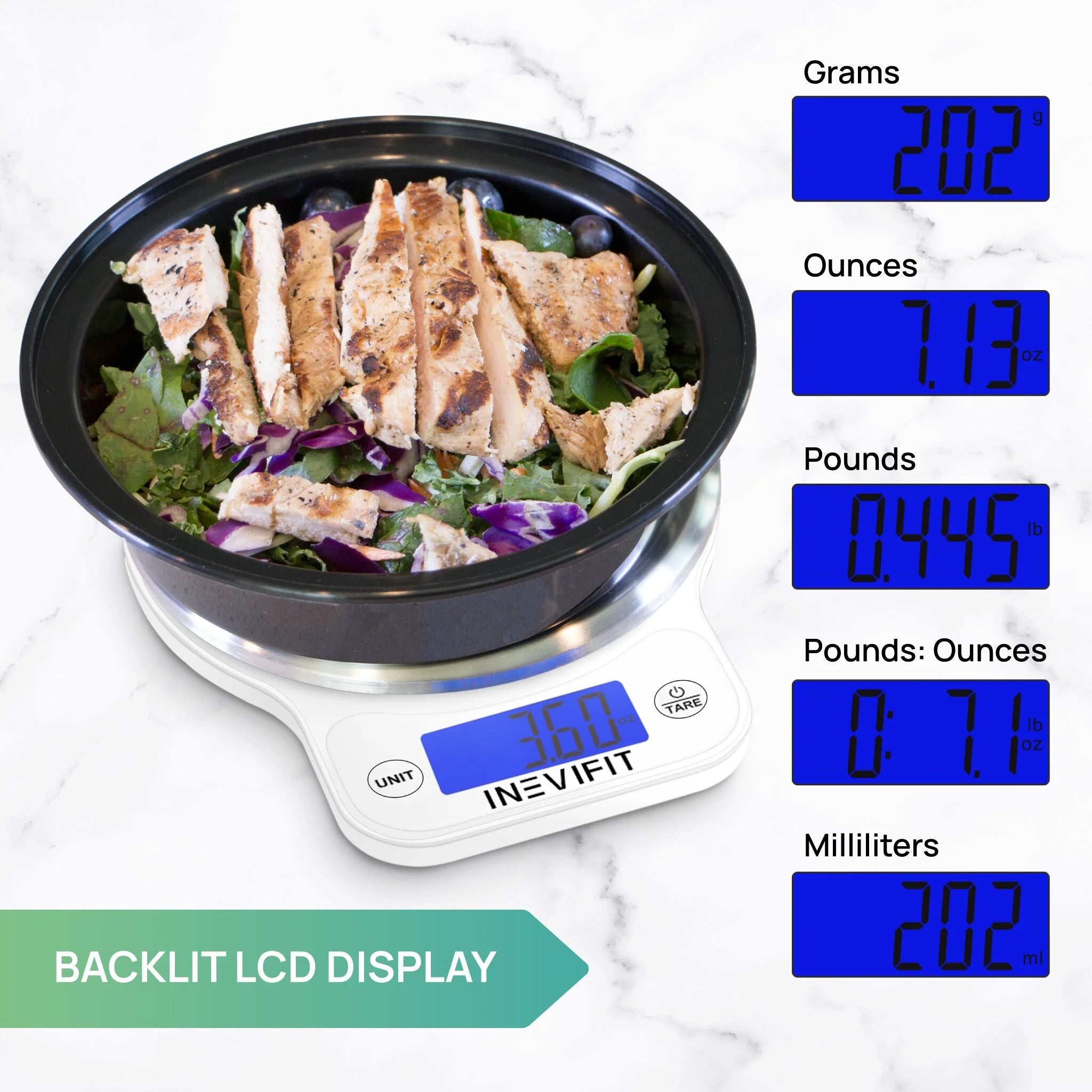 INEVIFIT Digital Kitchen Scale - Bodybuilding.com