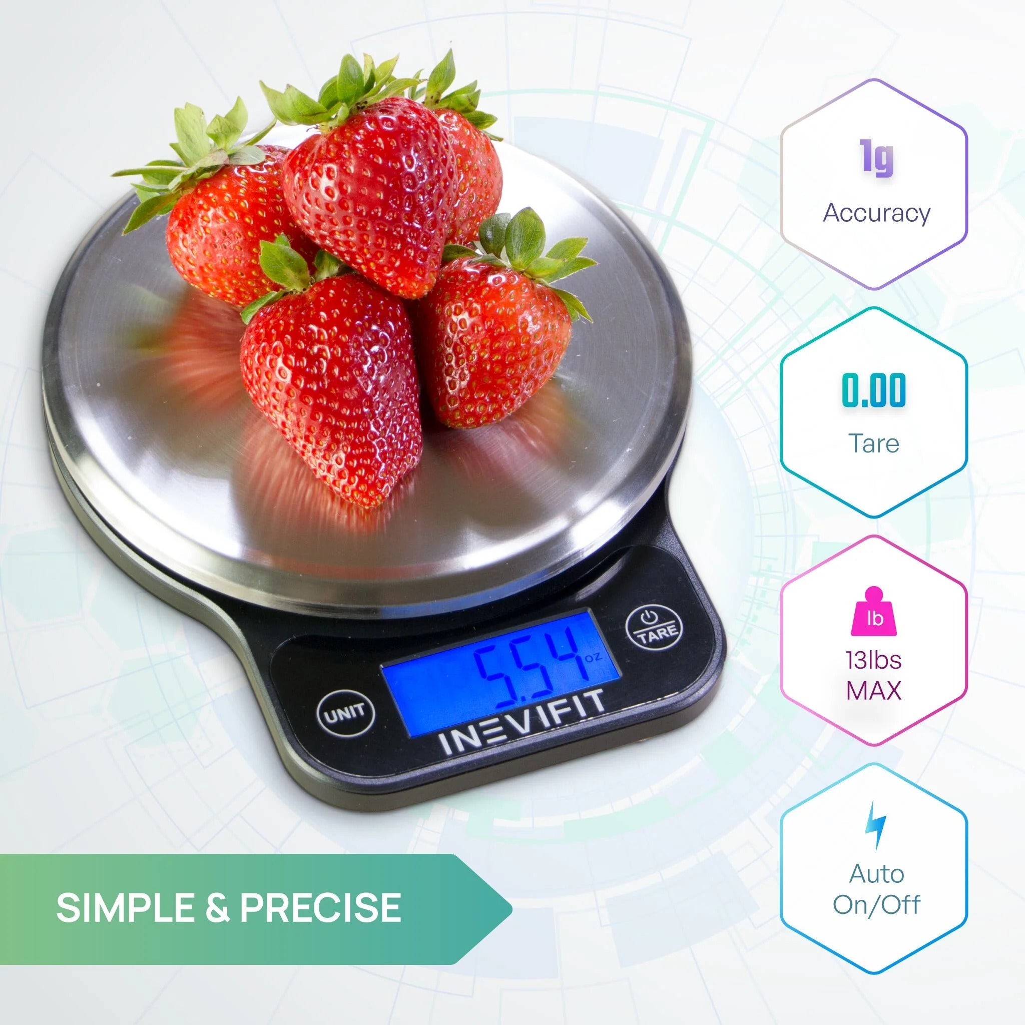 INEVIFIT Digital Kitchen Scale - Bodybuilding.com