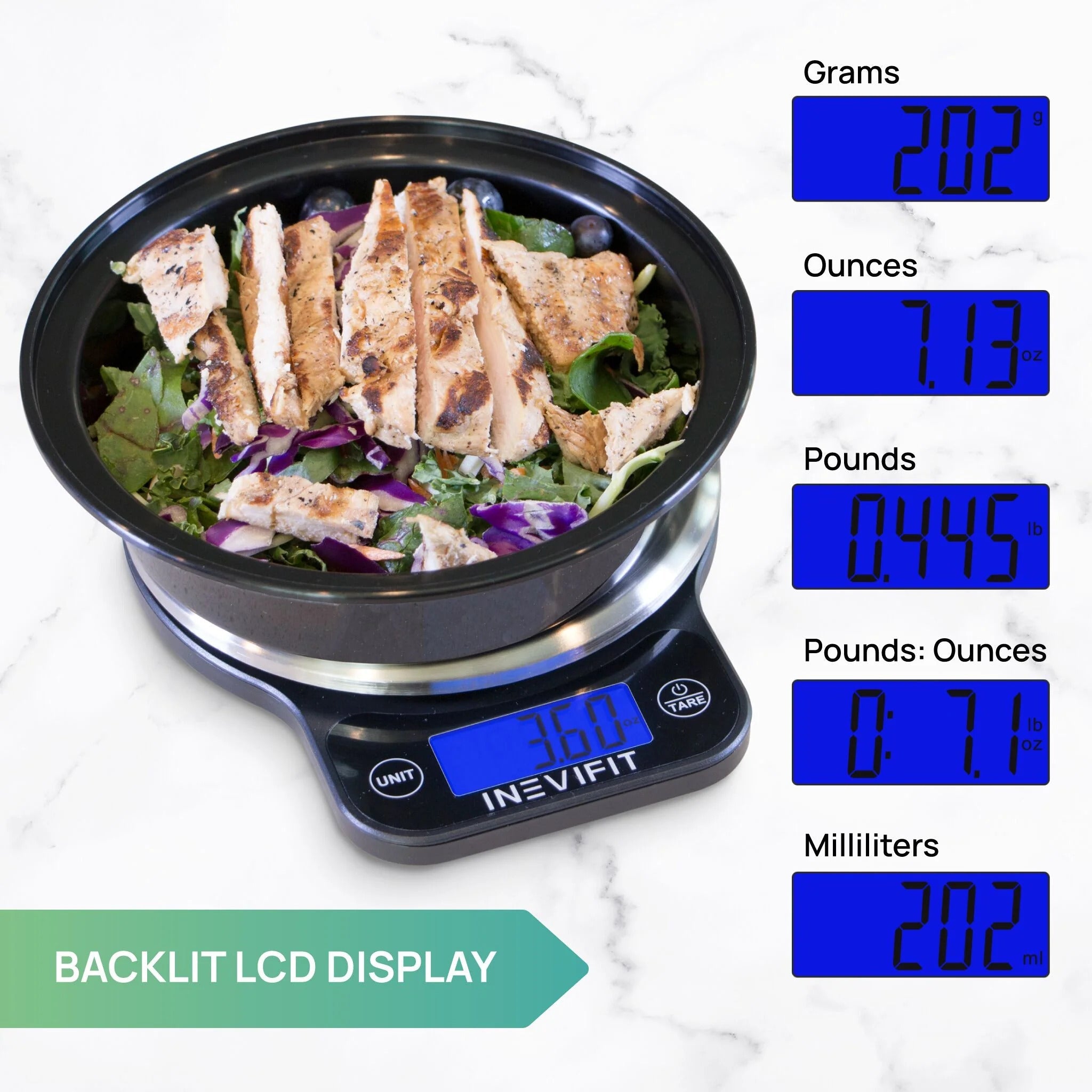 INEVIFIT Digital Kitchen Scale - Bodybuilding.com