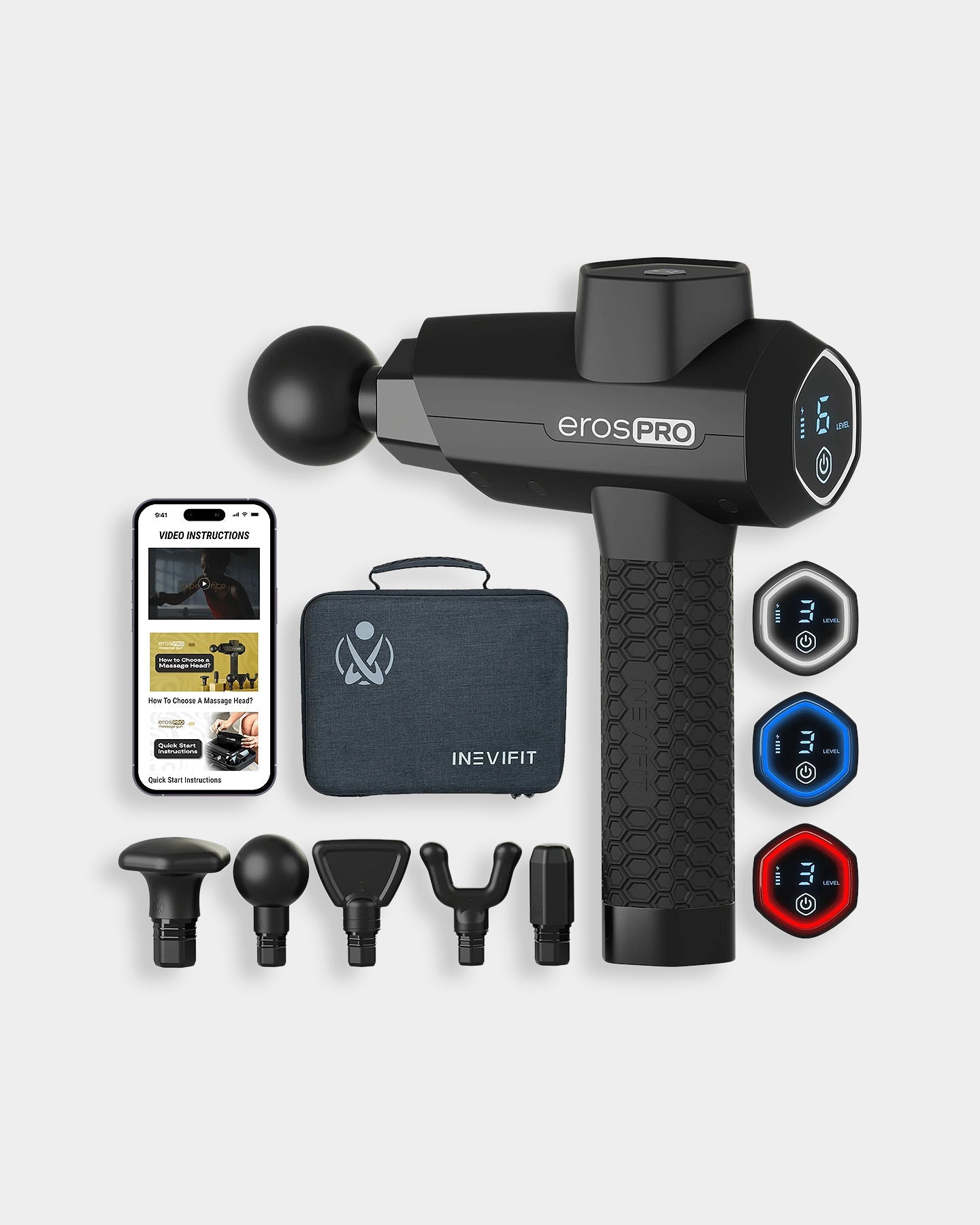 INEVIFIT Eros PRO Massage Gun - Bodybuilding.com