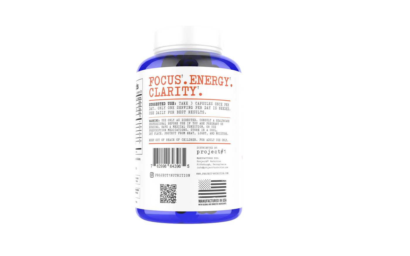 Project#1 Nutrition Bulleseye Nootropic: Enhance Focus Under Pressure