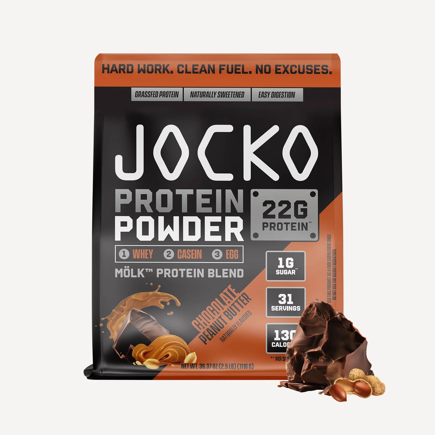 Jocko Fuel Molk Protein Powder Bag - Bodybuilding.com