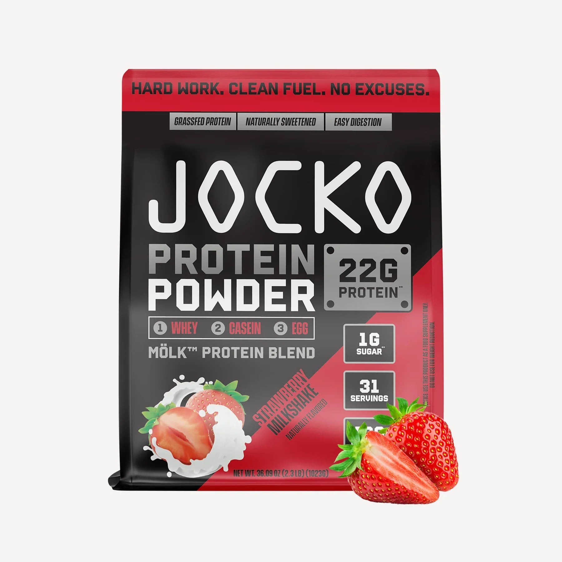 Jocko Fuel Molk Protein Powder Bag - Bodybuilding.com