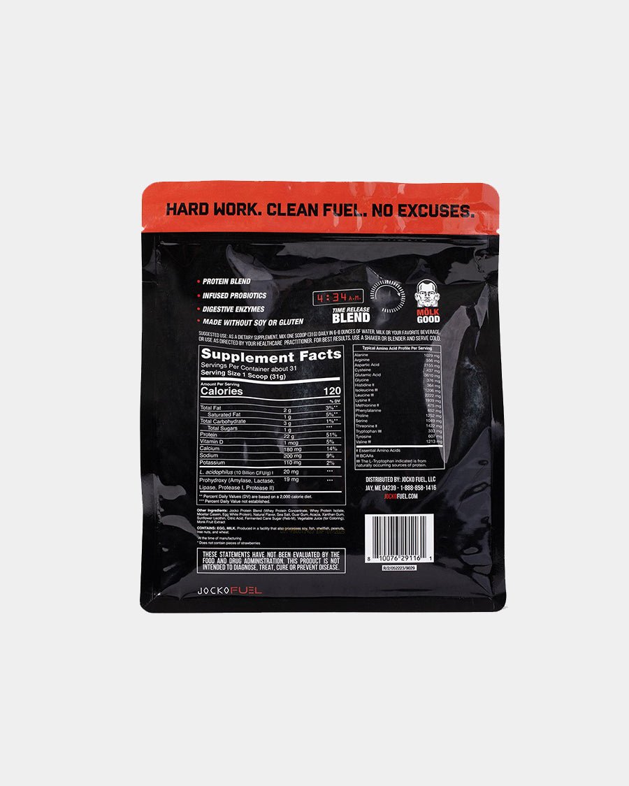 Jocko Fuel Molk Protein Powder Bag - Bodybuilding.com