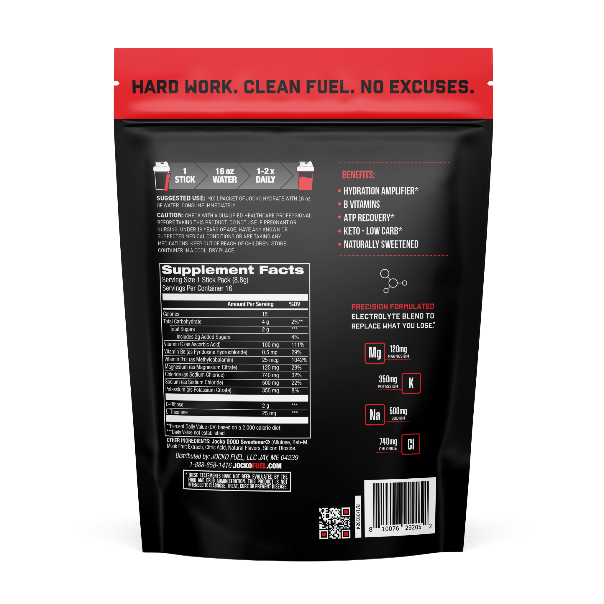 JOCKO Hydrate Sticks - Bodybuilding.com