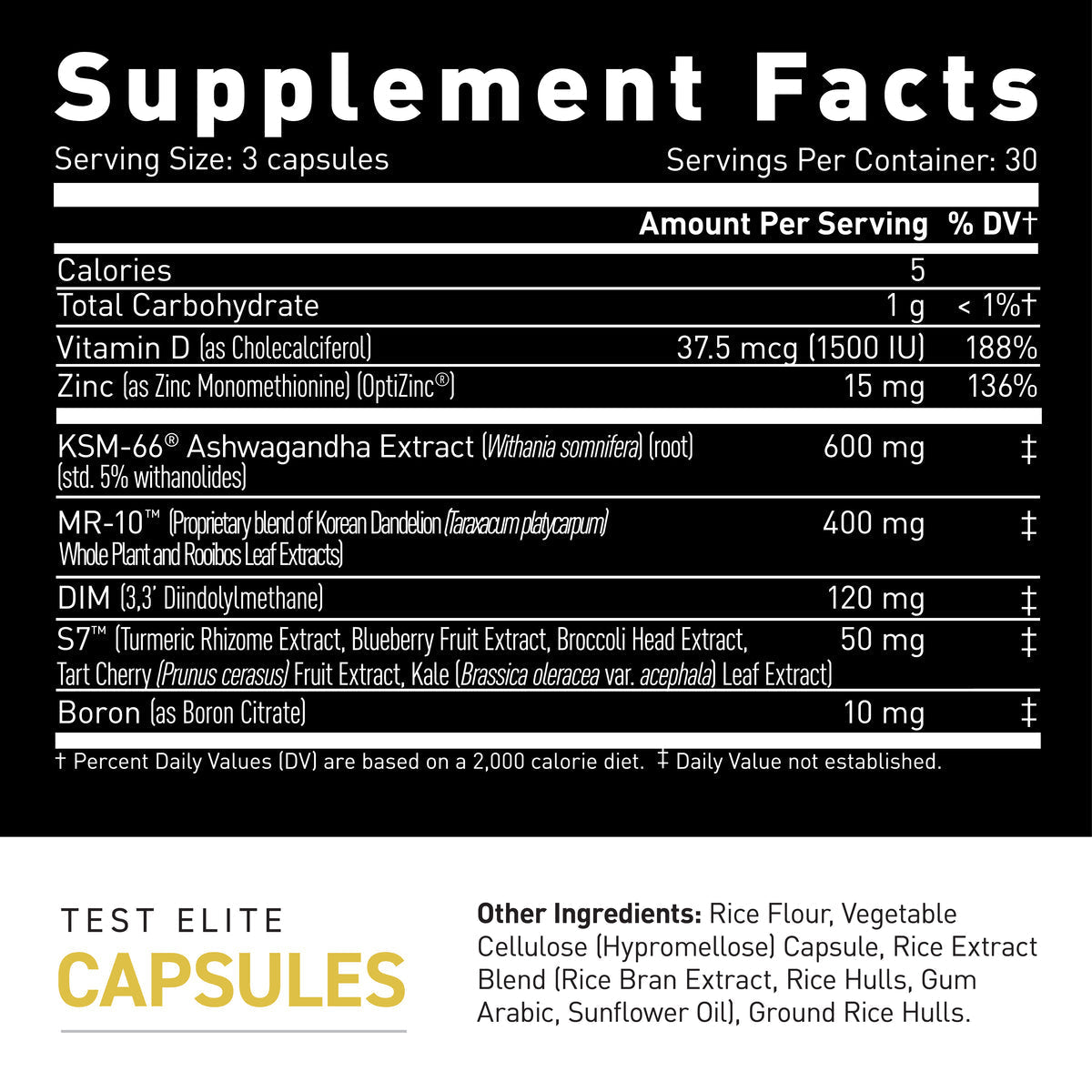 KAGED Elite Test Testosterone Booster Capsules - Bodybuilding.com