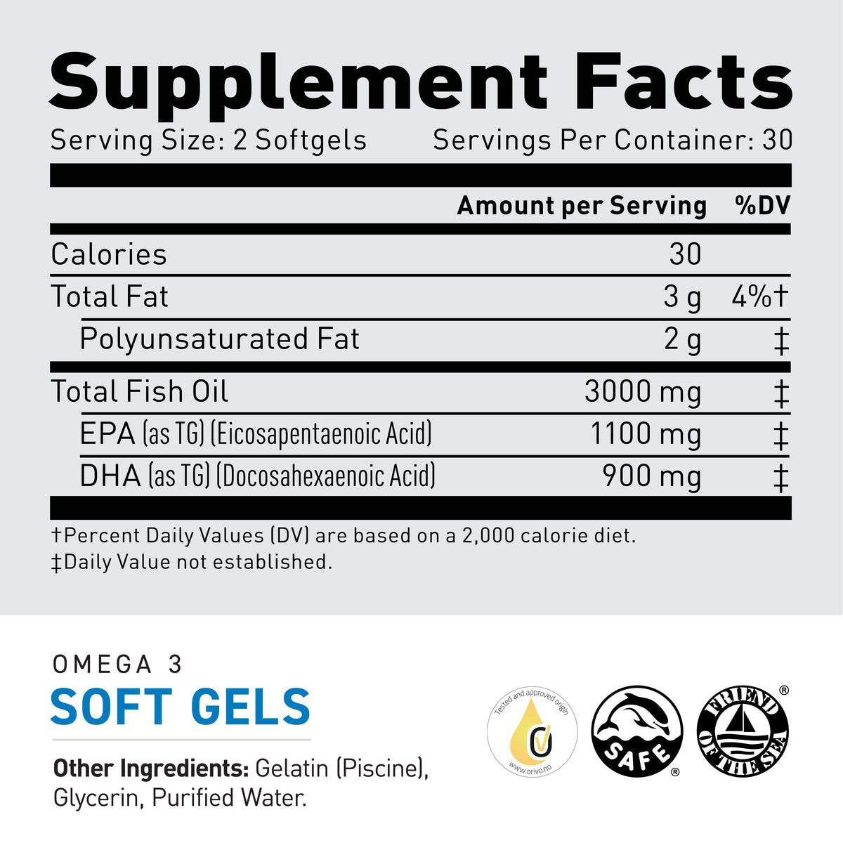 KAGED Omega - 3 Ultra Pure Fish Oil - Bodybuilding.com