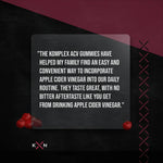 KompleX Nutrition Apple Cider Vinegar Gummies - Bodybuilding.com