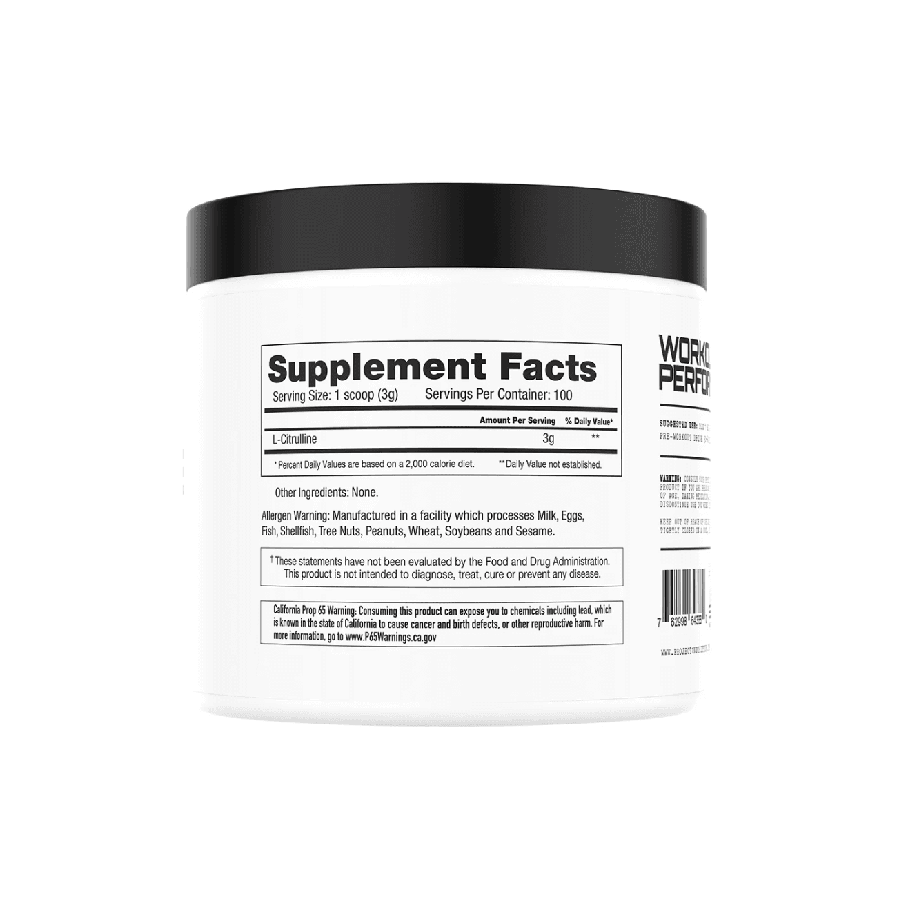 Project#1 Nutrition L-Citrulline