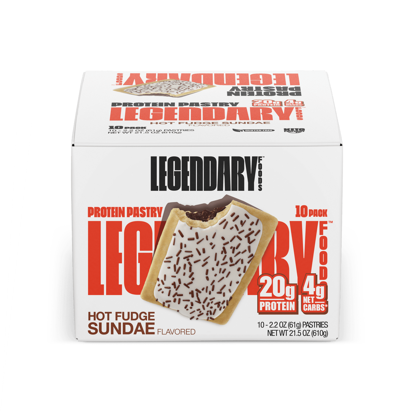 Legendary Foods Protein Pastry 10 Pack - Bodybuilding.com